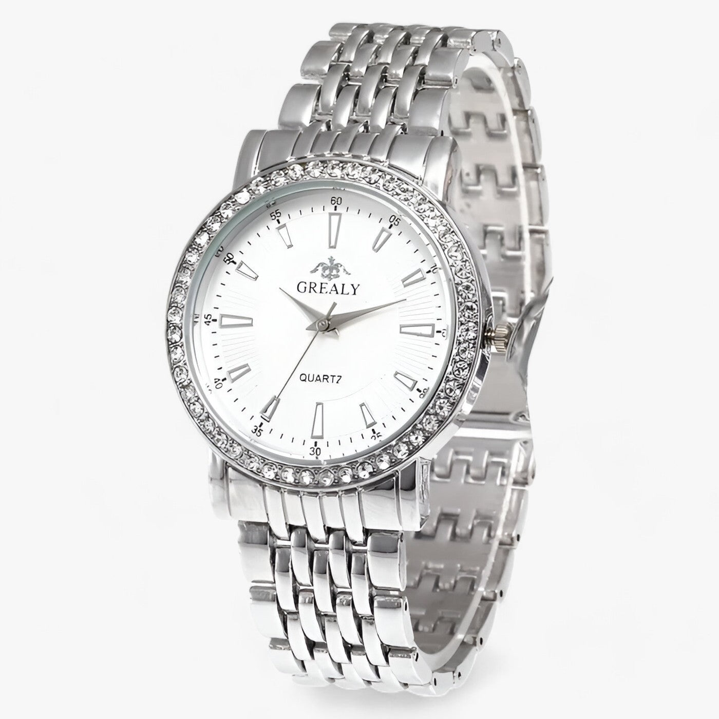 Acciaio inossidabile e acido al quarzo: una simbiosi di stile e precisione Uomo - Bianco argento Grande - accessoires acciaio acciaio inossidabile acido horloges inossidabile precisione quarzo simbiosi stile watches - Concept Palermo