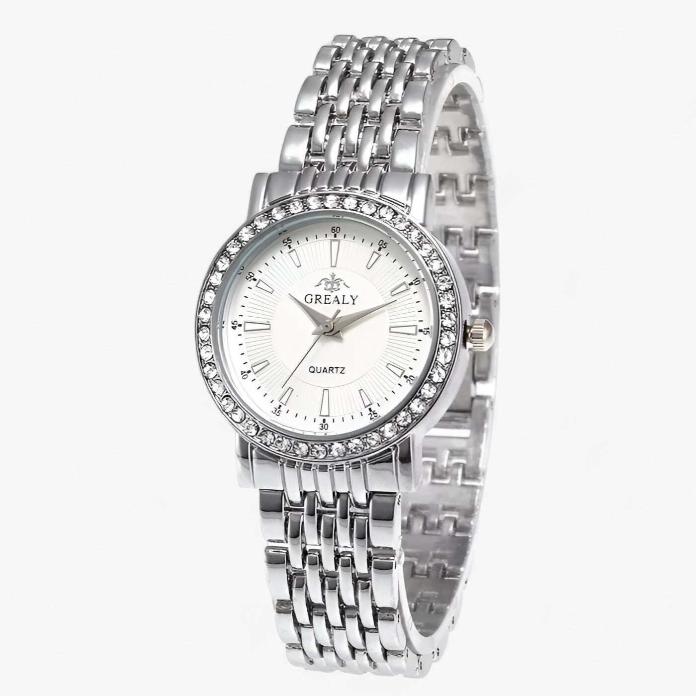 Acciaio inossidabile e acido al quarzo: una simbiosi di stile e precisione Uomo - Bianco argenteo Piccolo - accessoires acciaio acciaio inossidabile acido horloges inossidabile precisione quarzo simbiosi stile watches - Concept Palermo