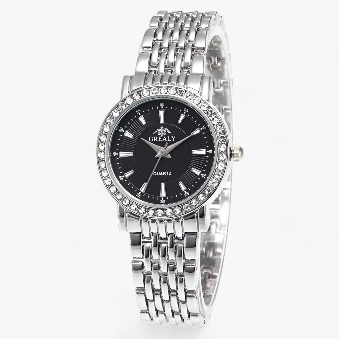 Acciaio inossidabile e acido al quarzo: una simbiosi di stile e precisione Uomo - Argento Nero Piccolo - accessoires acciaio acciaio inossidabile acido horloges inossidabile precisione quarzo simbiosi stile watches - Concept Palermo