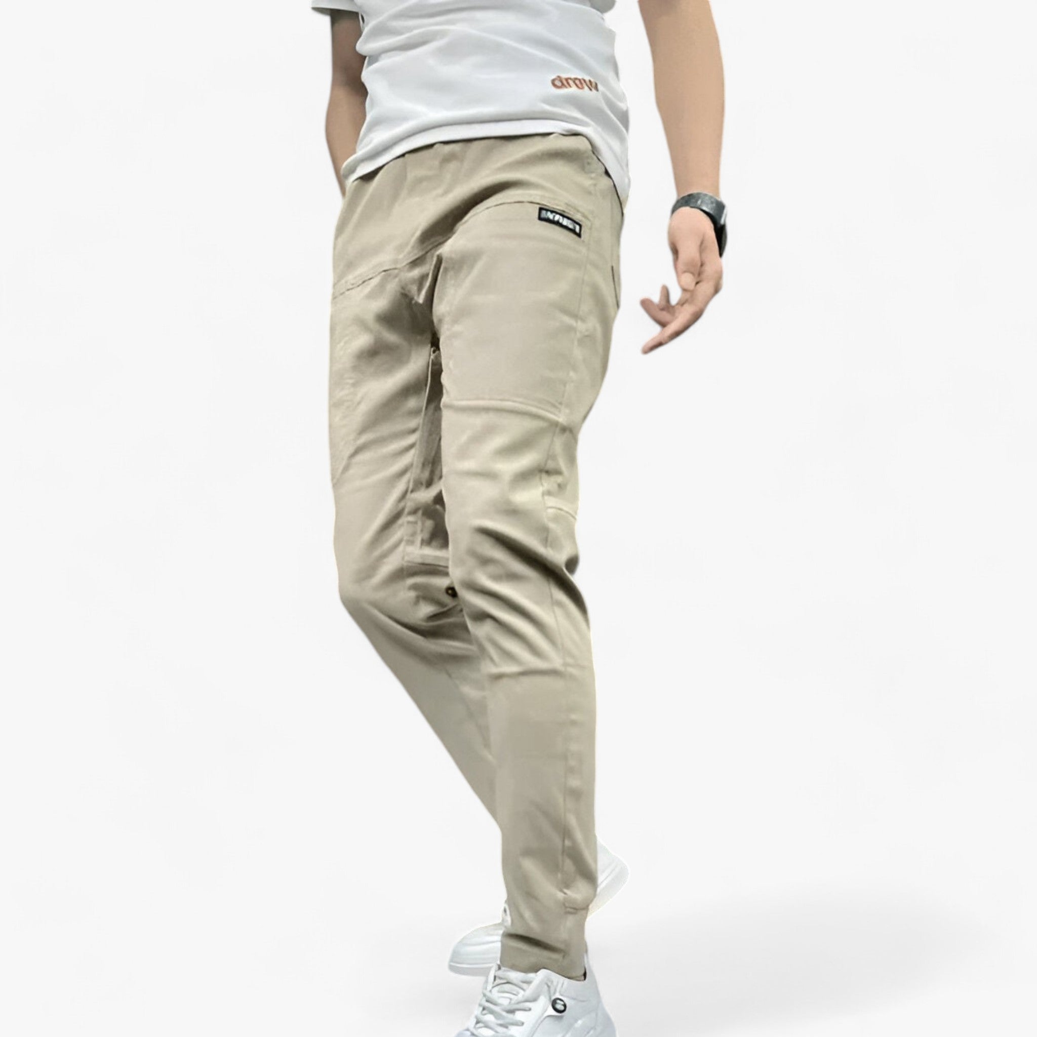 Pantaloni cargo in stretch - Massima flessibilità Uomo - Beige - cargo flessibilità mannen massima pantaloni pantaloni cargo pants stretch uomo - Concept Palermo