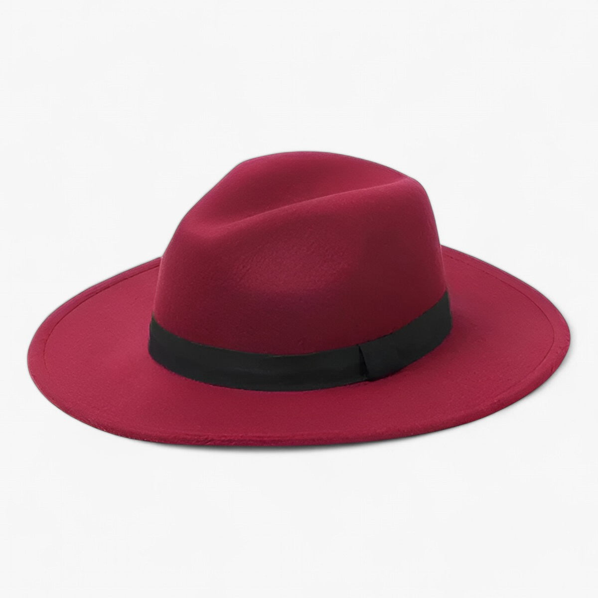 Cappello Fedora in lana Lena Per stare al caldo con stile - Vino rosso - caldo cappello cappello fedora fedora Hat hats for women lana lena stare stile womens fashion - Concept Palermo