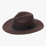 Unisex Vintage Fedora-Hut aus Wolle - zeitloser Stil für kühles Wetter