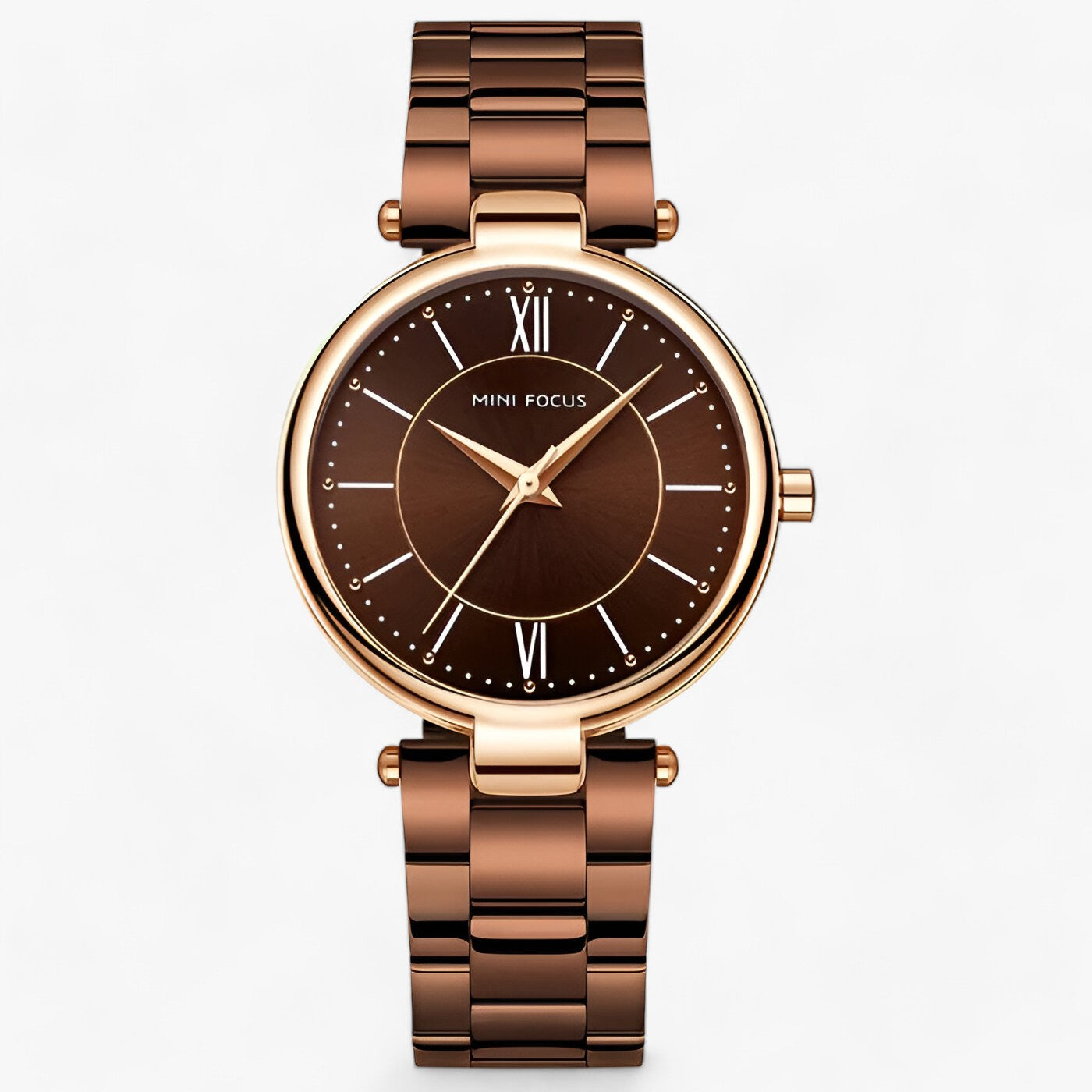 Orologio al Quarzo Stiloso - Design Trendy e Versatile Donna - Caffè - design donna orologio orologio quarzo quarzo stiloso trendy versatile watch for women watches women watch wrist watches for women - Concept Palermo