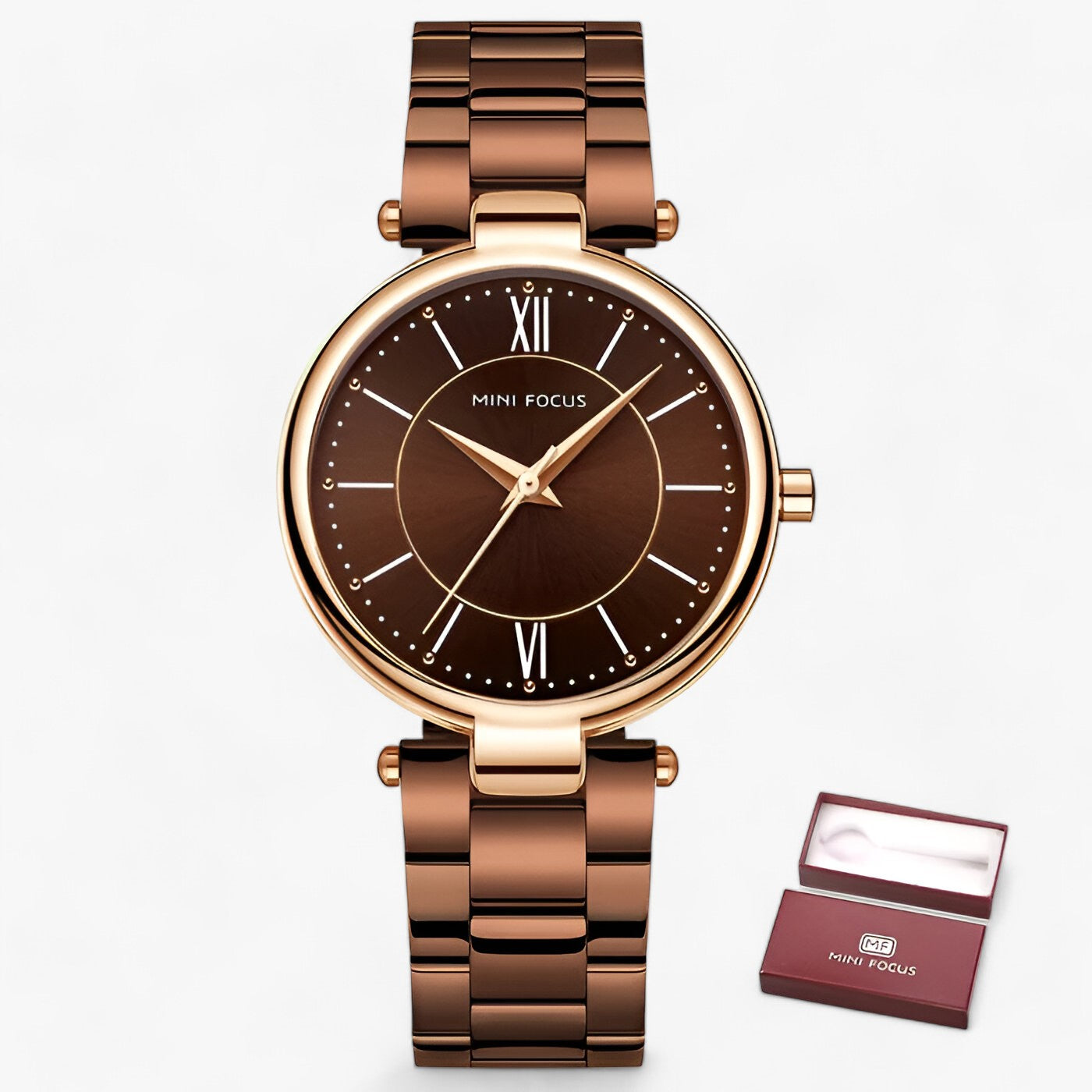 Orologio al Quarzo Stiloso - Design Trendy e Versatile Donna - Scatola per caffè - design donna orologio orologio quarzo quarzo stiloso trendy versatile watch for women watches women watch wrist watches for women - Concept Palermo
