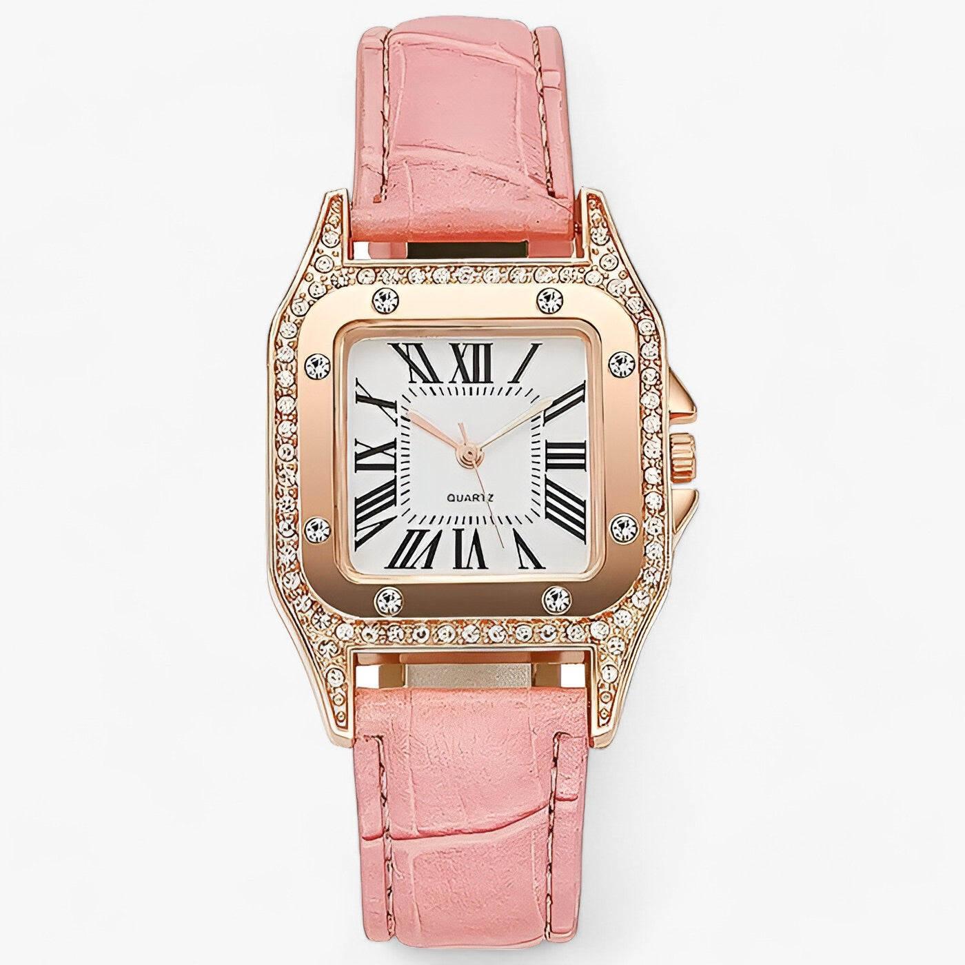 Quadrante Esclusivo in Pelle di Quarzo - Lusso Unito e Comfort Incomparabile - Rosa - comfort esclusivo female watch incomparabile ladies watch pelle quadrante quadrante esclusivo quarzo unito watch for women Waterproof women watch wrist watches for women - Concept Palermo