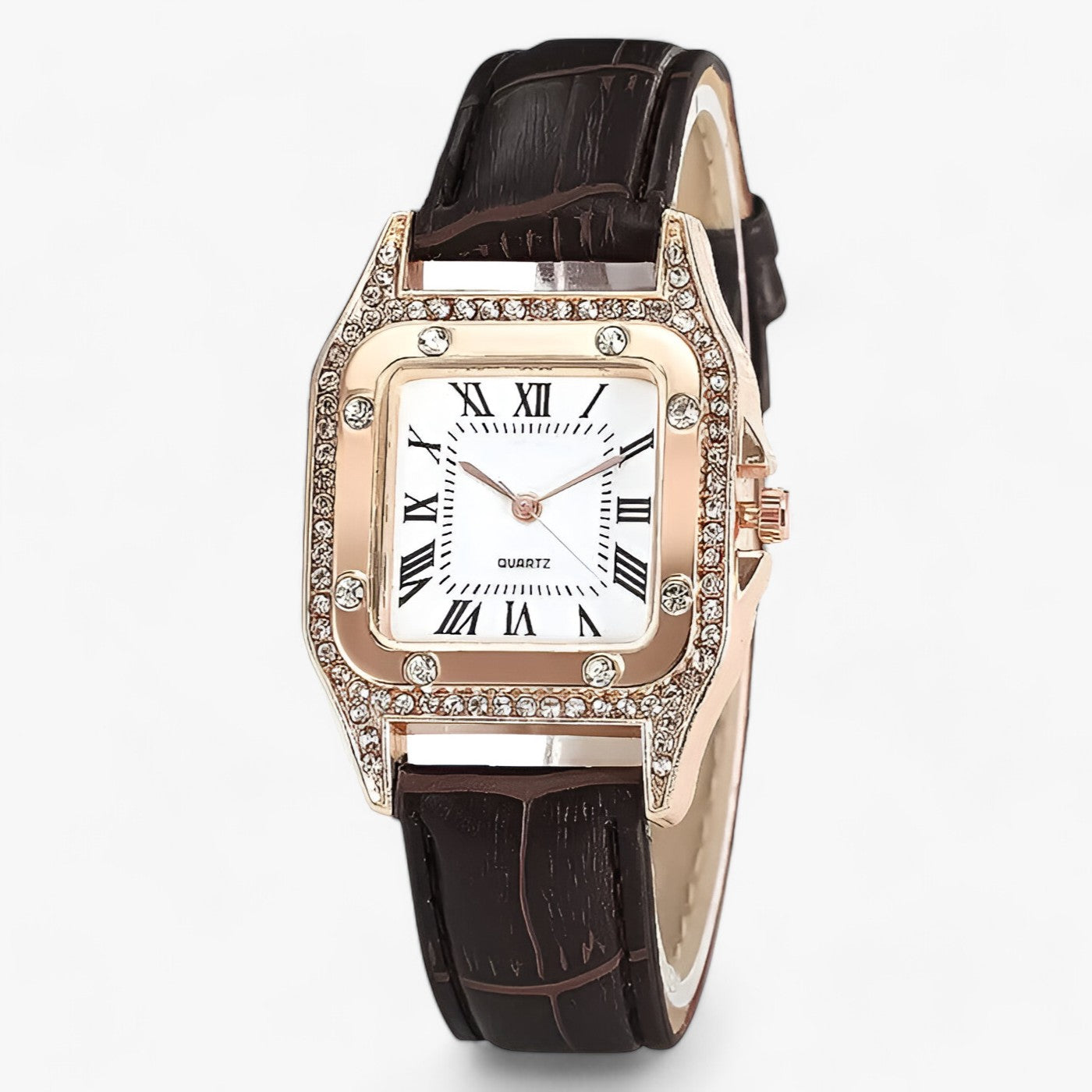 Quadrante Esclusivo in Pelle di Quarzo - Lusso Unito e Comfort Incomparabile - Marrone - comfort esclusivo female watch incomparabile ladies watch pelle quadrante quadrante esclusivo quarzo unito watch for women Waterproof women watch wrist watches for women - Concept Palermo