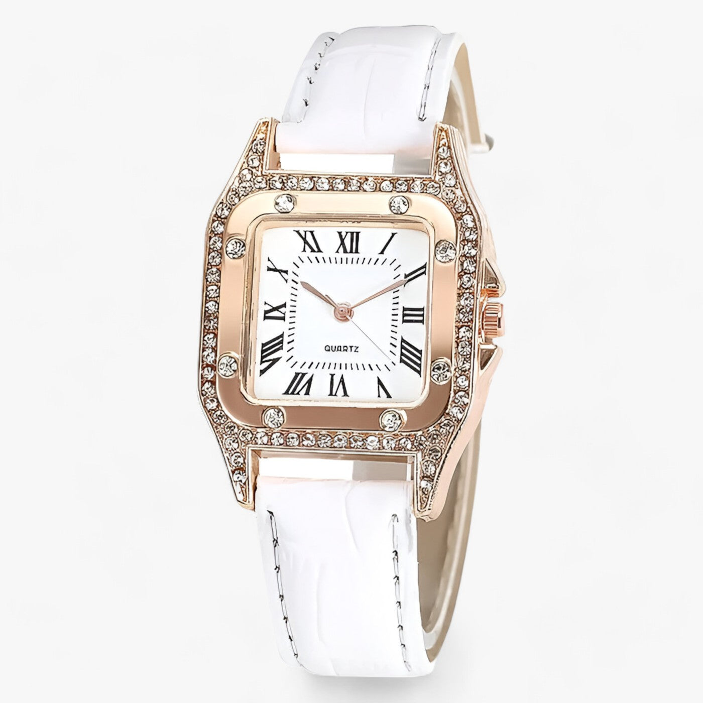 Quadrante Esclusivo in Pelle di Quarzo - Lusso Unito e Comfort Incomparabile - Bianco - comfort esclusivo female watch incomparabile ladies watch pelle quadrante quadrante esclusivo quarzo unito watch for women Waterproof women watch wrist watches for women - Concept Palermo