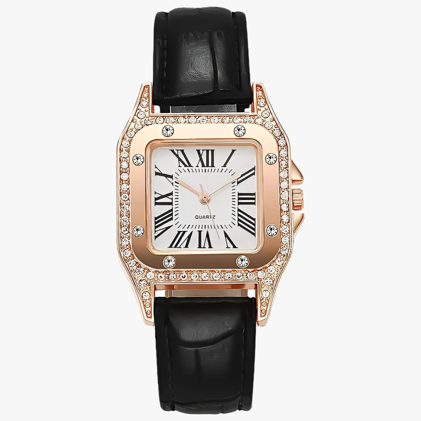 Quadrante Esclusivo in Pelle di Quarzo - Lusso Unito e Comfort Incomparabile - Nero - comfort esclusivo female watch incomparabile ladies watch pelle quadrante quadrante esclusivo quarzo unito watch for women Waterproof women watch wrist watches for women - Concept Palermo