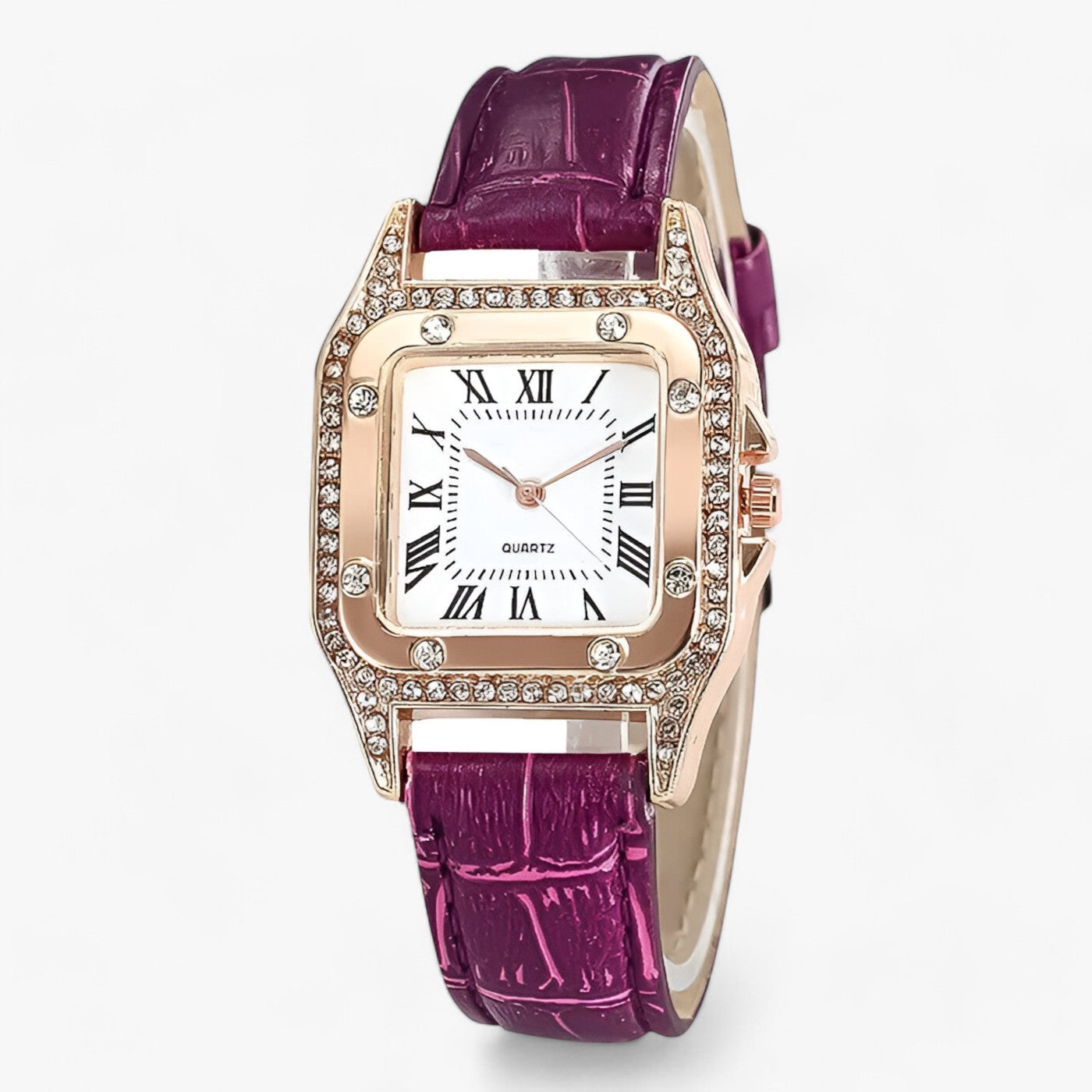 Quadrante Esclusivo in Pelle di Quarzo - Lusso Unito e Comfort Incomparabile - Viola - comfort esclusivo female watch incomparabile ladies watch pelle quadrante quadrante esclusivo quarzo unito watch for women Waterproof women watch wrist watches for women - Concept Palermo