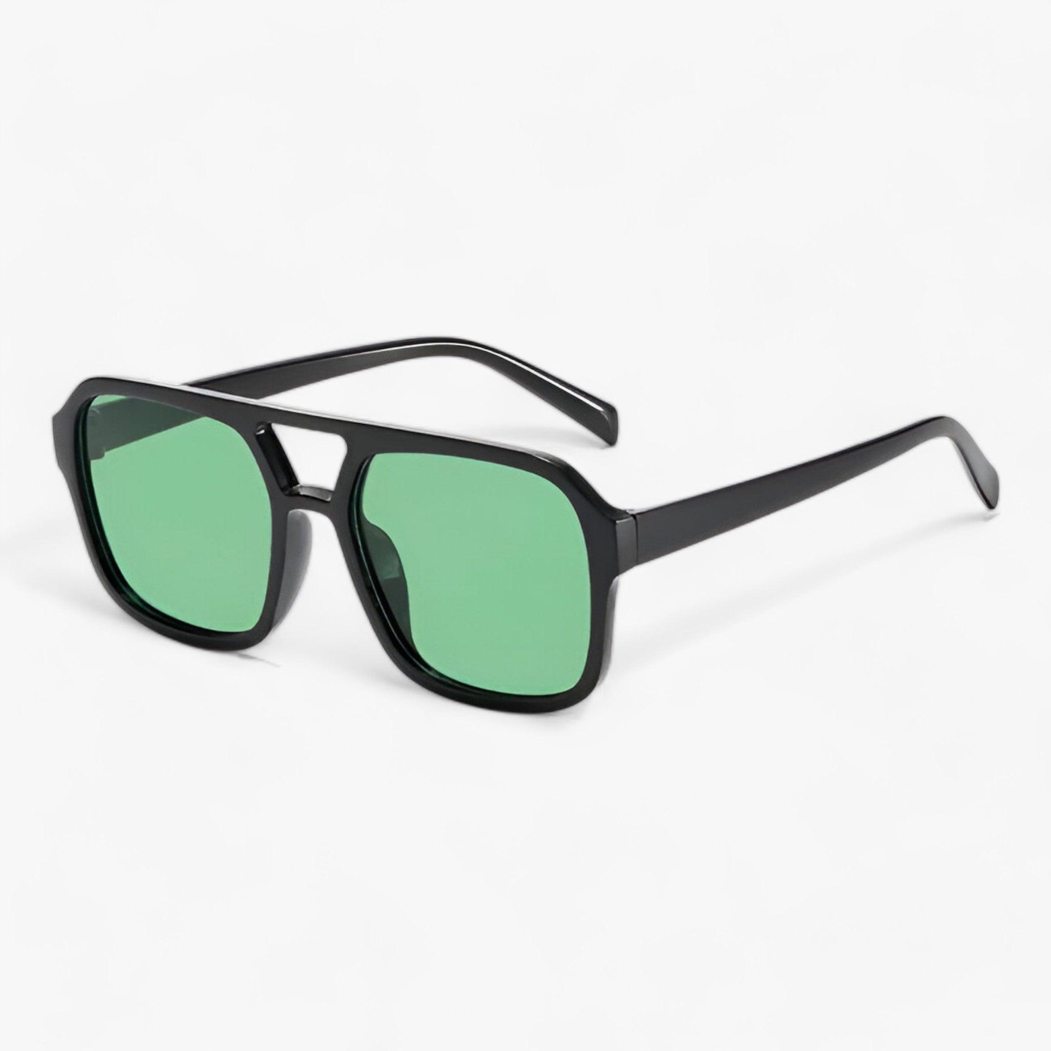 Occhiali da Sole Quadrati Unisex Vintage Retrò Protezione UV400 per Uomo e Donna - Verde - Acrylic ADULT DLIDW EYEWEAR Mainland China occasioni occhi occhiali occhiali sole Polycarbonate protezione quadrati sole SQUARE sunglasses UV400 WOMEN - Concept Palermo
