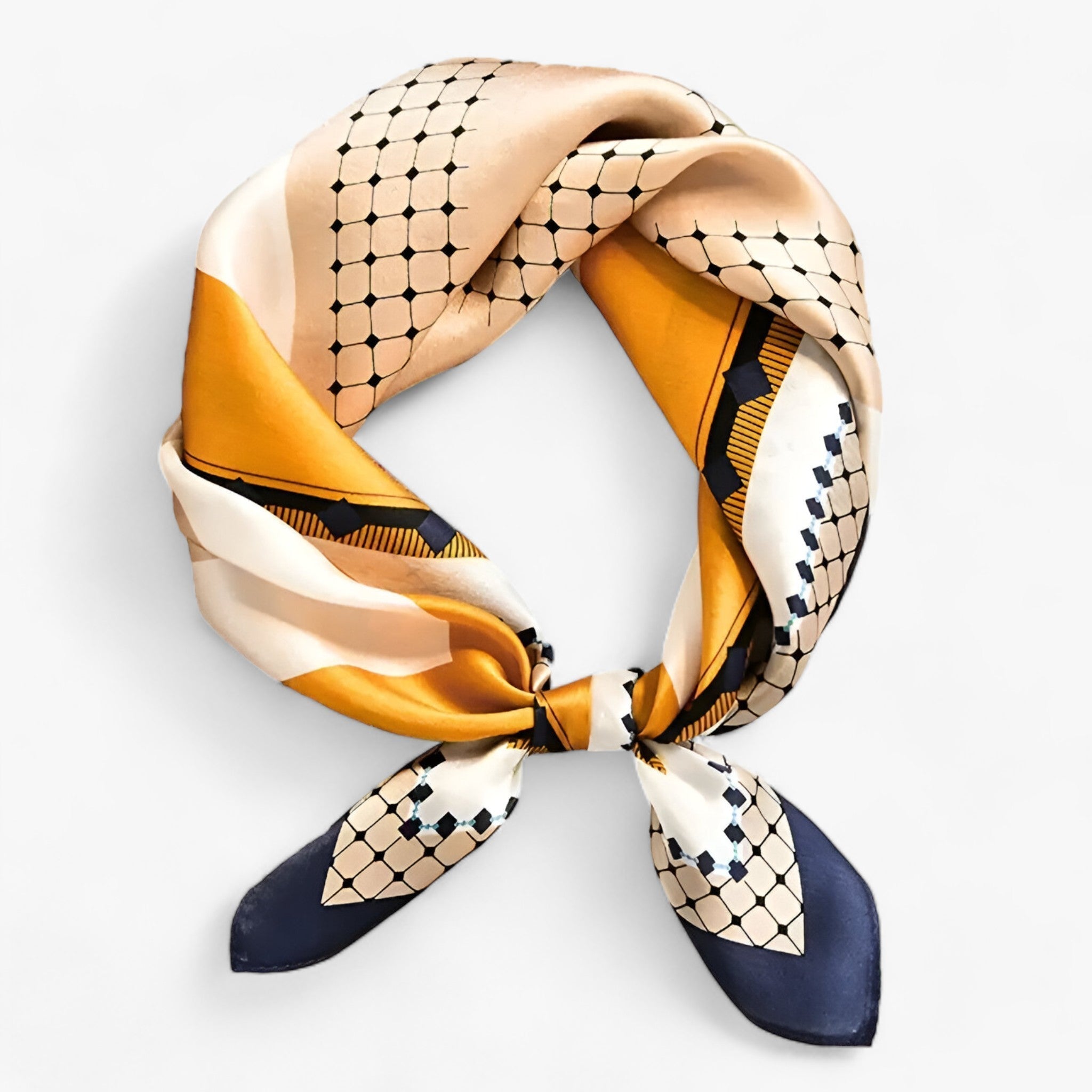 Foulard Seta 100% Donna Elegante - Sciarpa Morbida Multiuso per Stile e Comfort - Oro - donna foulard foulard seta jewelry Scarf Accessories seta stile versatilità WOMEN - Concept Palermo