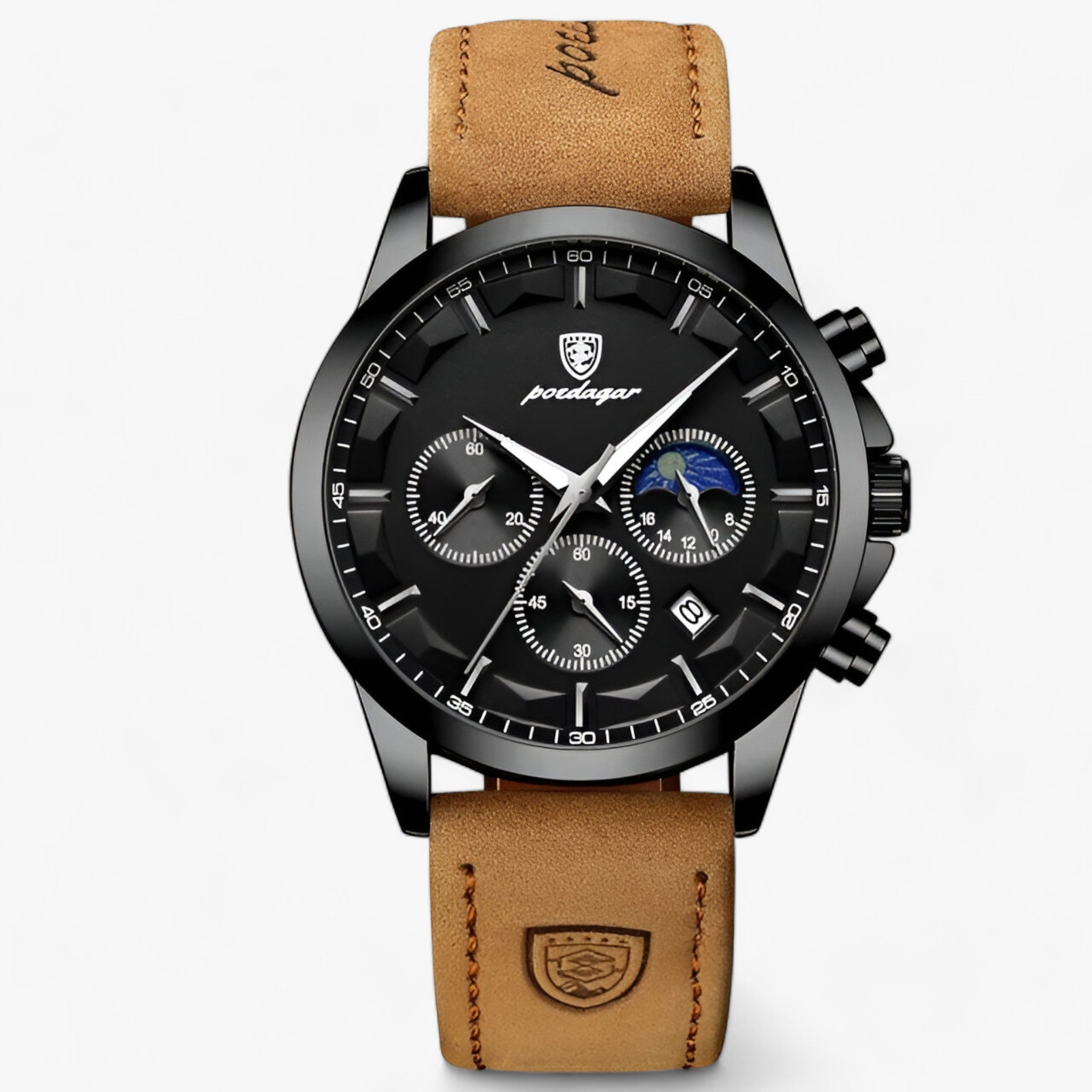 Orologio da Uomo - Eleganza e Precisione - Nero Nero L - accessoires eleganza horloges orologio orologio uomo precisione uomo watches - Concept Palermo