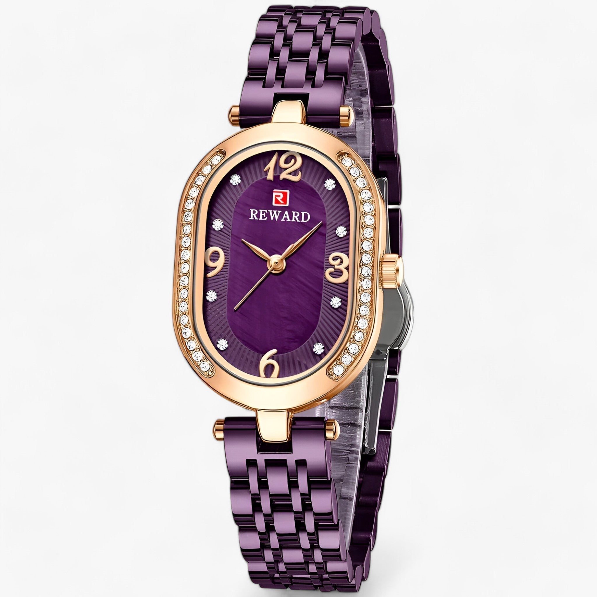Orologio Donna Acciaio Quarzo Argento - Eleganza e Funzionalità Quotidiana - Oro viola - acciaio donna female watch funzionalità gisela | luksus quartz ur - yndefuldt og praktisk til hverdagen - €25 ladies watch lady watch orologio orologio quarzo quarzo quotidiana Smart Watches Smartwatch smrtwatch watch watch for women watches women women watch Wristwatch - Concept Palermo