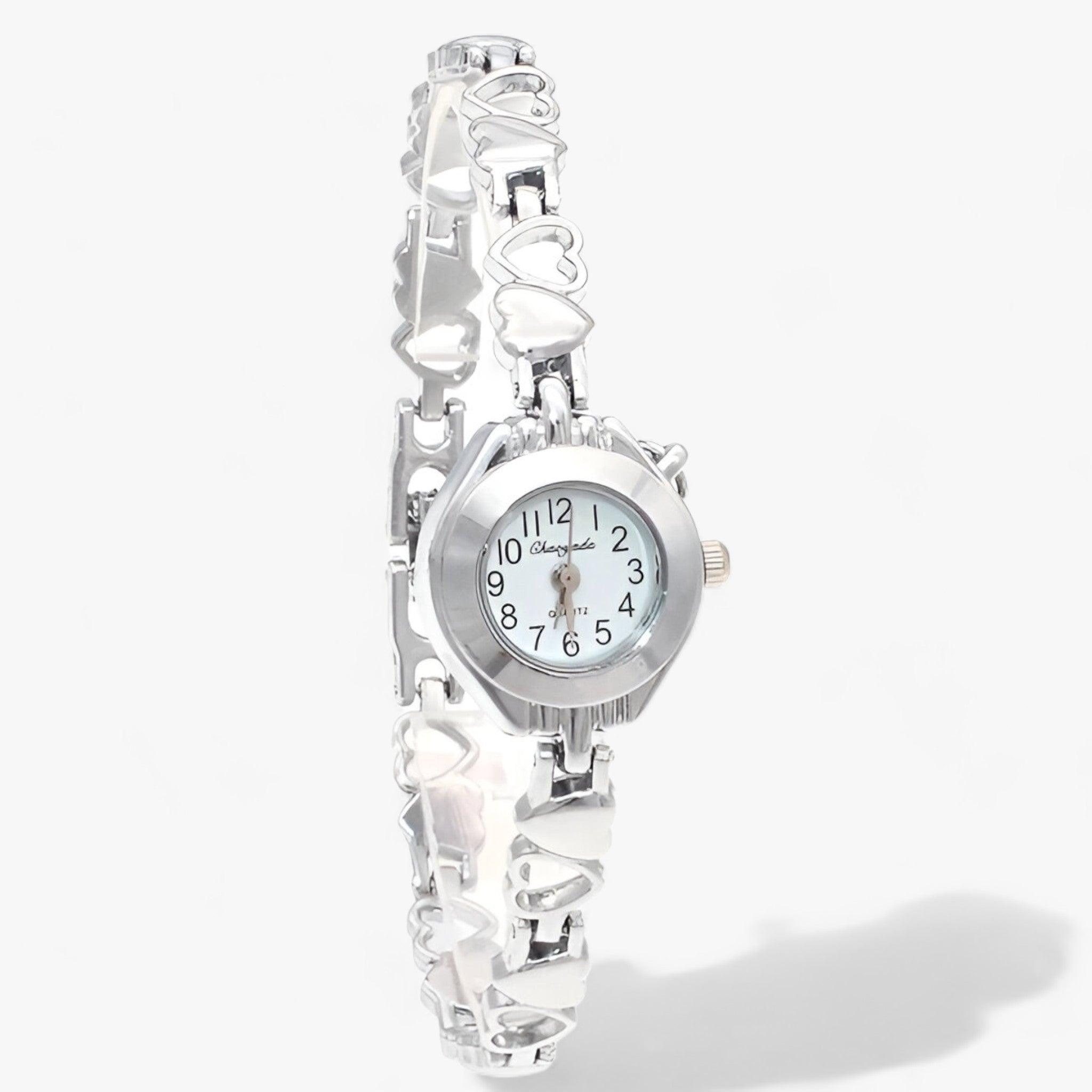 Orologio da polso da donna - Un segnatempo e affidabile - Viso bianco argento - affidabile donna orologio orologio polso polso segnatempo watches Women wrist watches for women - Concept Palermo