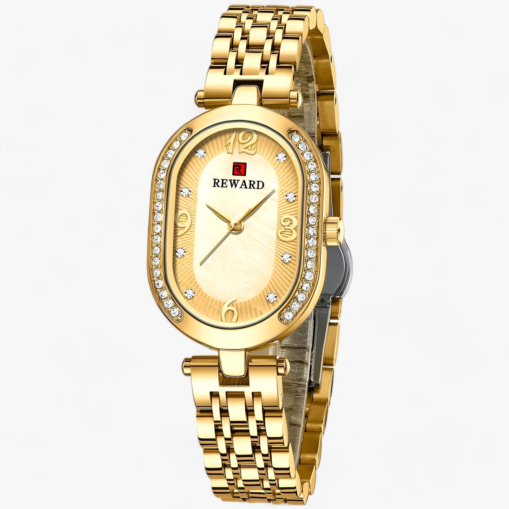 Orologio Donna Acciaio Quarzo Argento - Eleganza e Funzionalità Quotidiana - Oro - acciaio donna female watch funzionalità gisela | luksus quartz ur - yndefuldt og praktisk til hverdagen - €25 ladies watch lady watch orologio orologio quarzo quarzo quotidiana Smart Watches Smartwatch smrtwatch watch watch for women watches women women watch Wristwatch - Concept Palermo