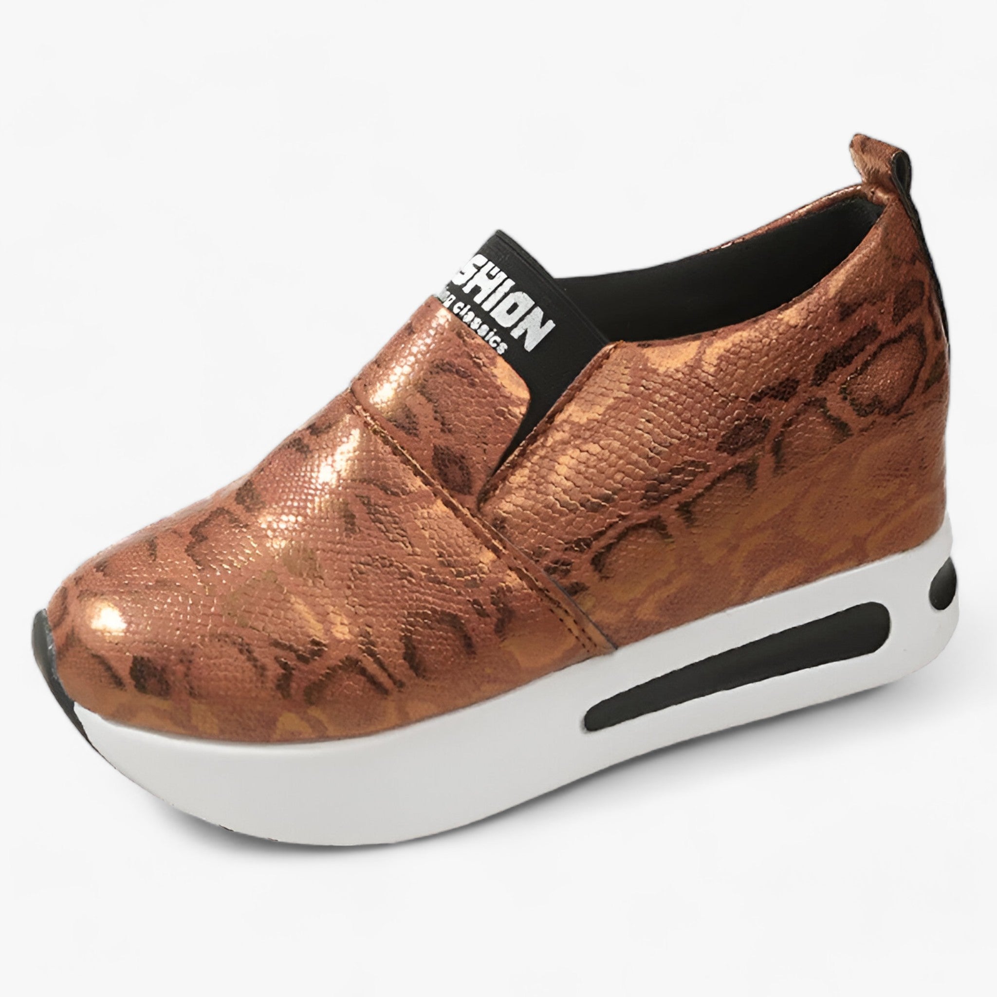 Sneakers con Piattaforma Chic e Confortevoli – Il Equilibrio tra Stile e Benessere Pelle Uomo - Marrone - benessere chic confortevoli equilibrio pelle piattaforma shoes sneakers WOMEN - Concept Palermo