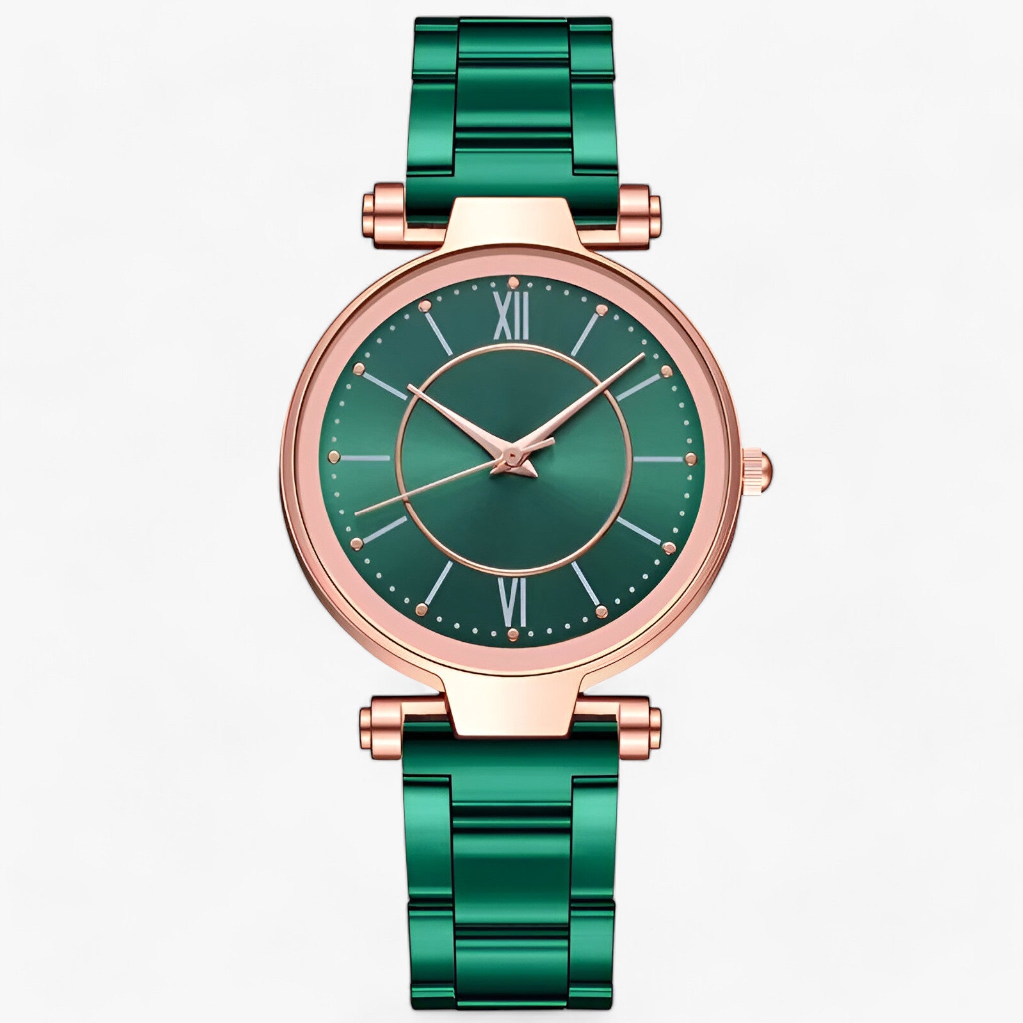 Orologio di Lusso - Stile Senza Tempo Incontra Caratteristiche Moderne Acciaio Donna - Verde - acciaio caratteristiche donna female watch incontra ladies watch moderne orologio stile tempo watch for women women watch wrist watches for women - Concept Palermo