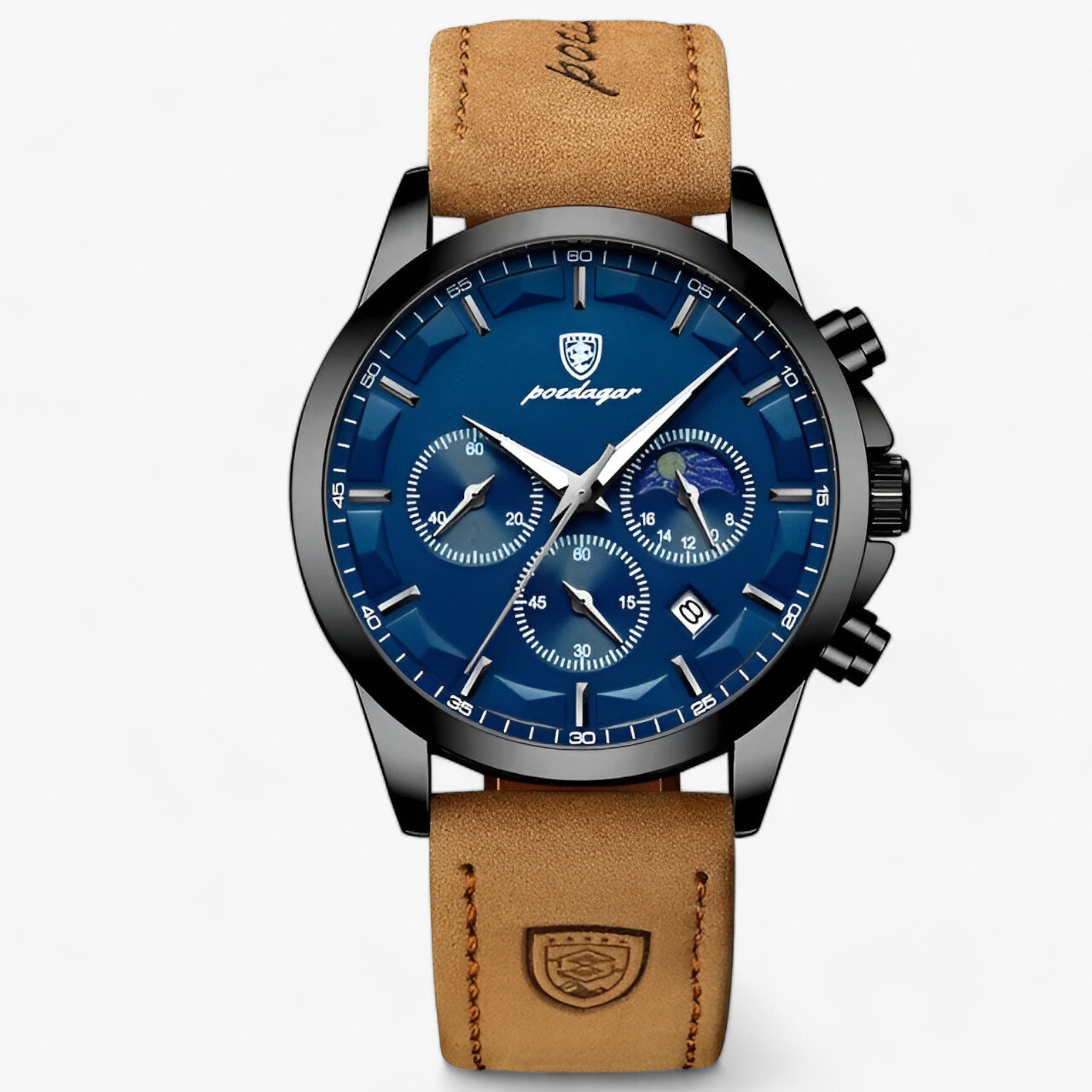 Orologio da Uomo - Eleganza e Precisione - Nero Blu L - accessoires eleganza horloges orologio orologio uomo precisione uomo watches - Concept Palermo