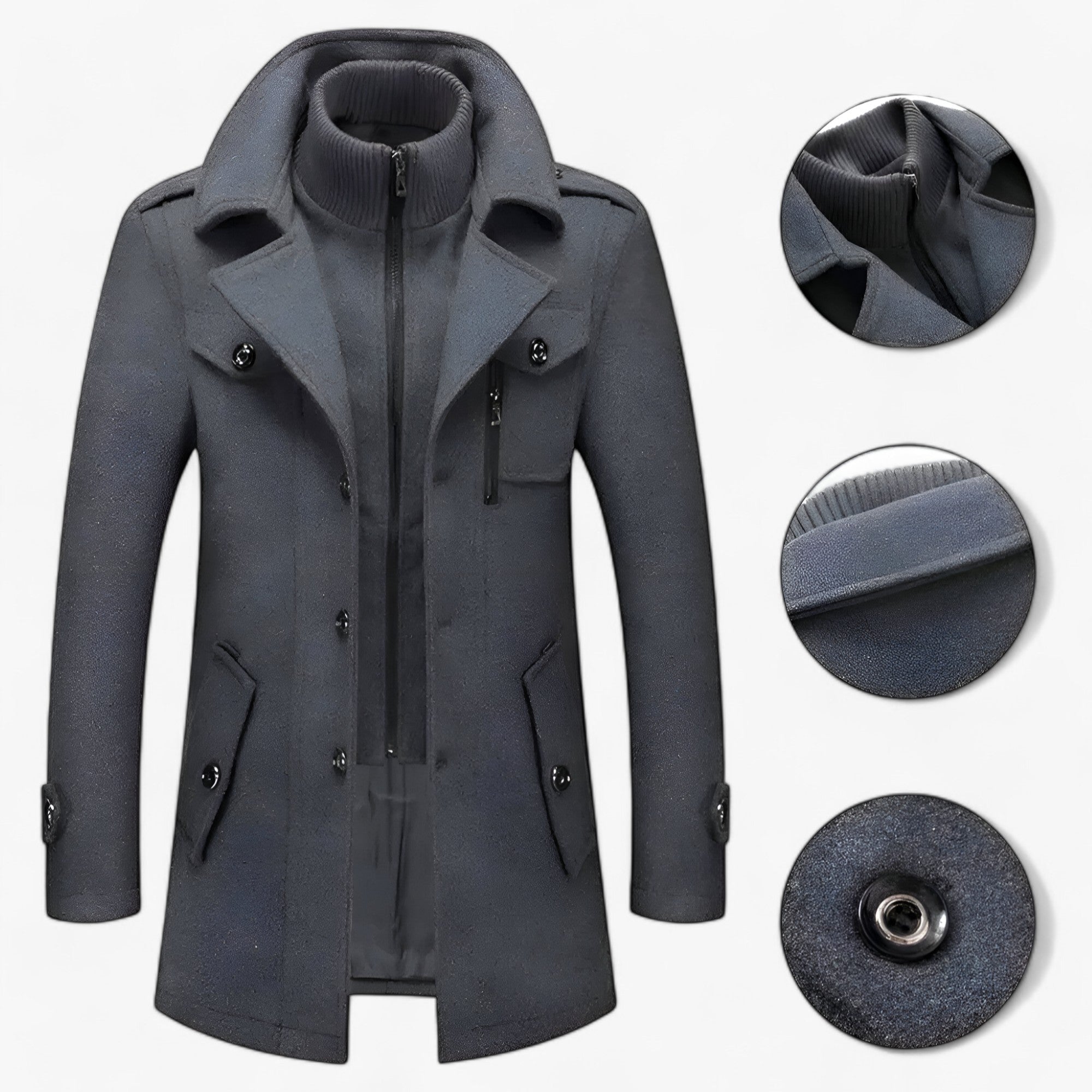 Giacca a vento lunga - Protettiva ed Uomo - - giacca giacca vento jacket for men Jackets & Coats lunga men's coats & jackets protettiva uomo vento winter jacket Winter jacket men - Concept Palermo