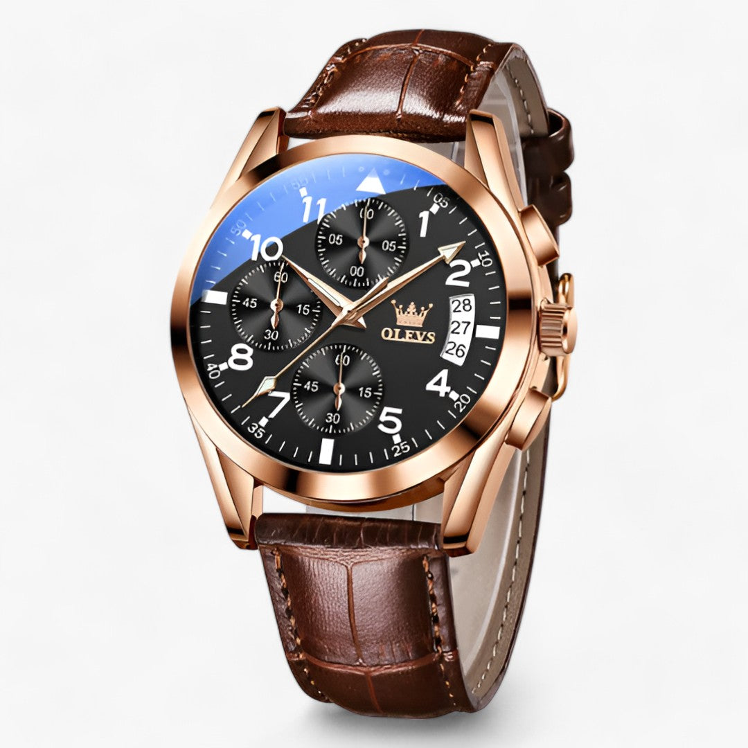 Orologio al Quarzo Lysende - Impermeabile - Nero - accessoires horloges impermeabile lysende orologio orologio quarzo quarzo watches - Concept Palermo