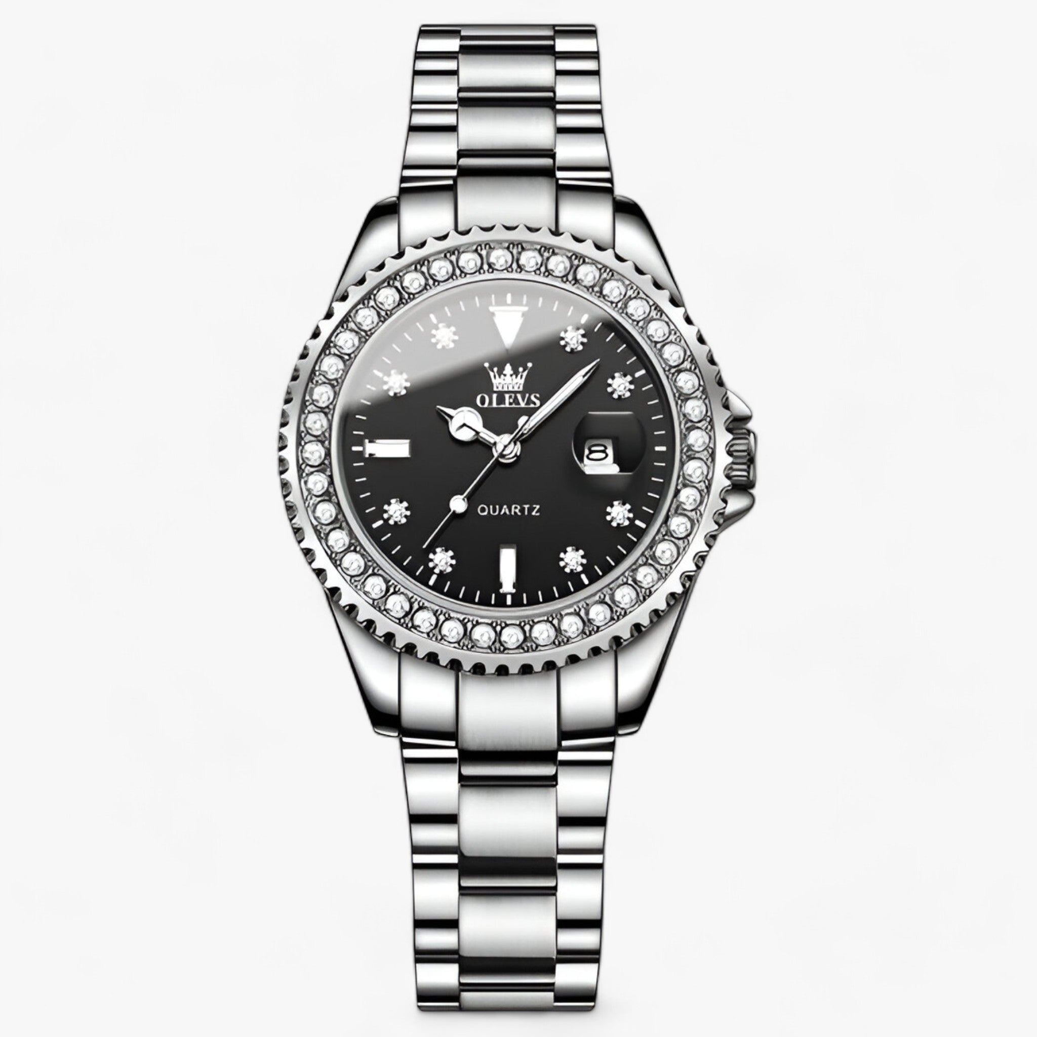 Moda femminile - Design minimalista con funzionalità moderna Acciaio - Argento Nero-GDBH - acciaio design femminile funzionalità minimalista moda moda femminile moderna watch watch for women watches women women watch - Concept Palermo