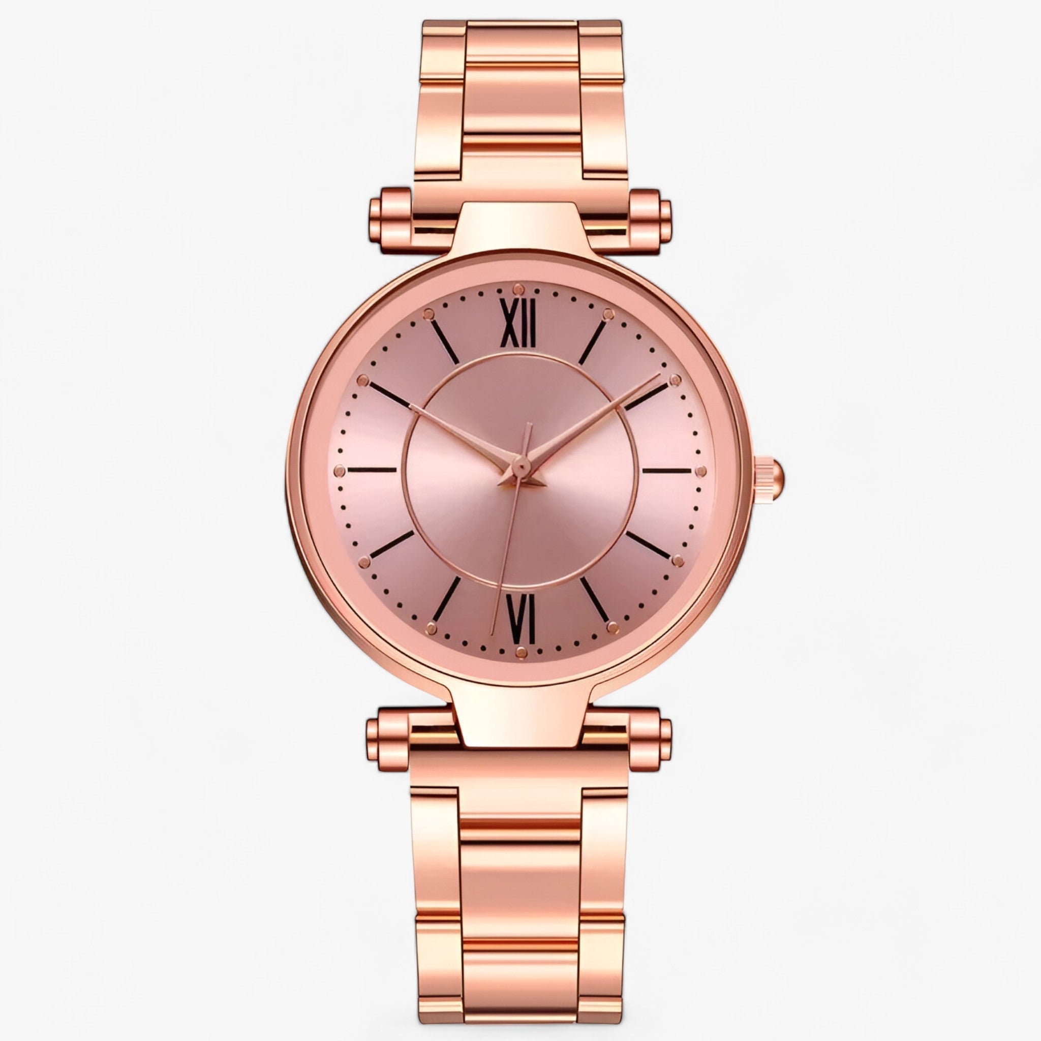 Orologio di Lusso - Stile Senza Tempo Incontra Caratteristiche Moderne Acciaio Donna - Rosa - acciaio caratteristiche donna female watch incontra ladies watch moderne orologio stile tempo watch for women women watch wrist watches for women - Concept Palermo