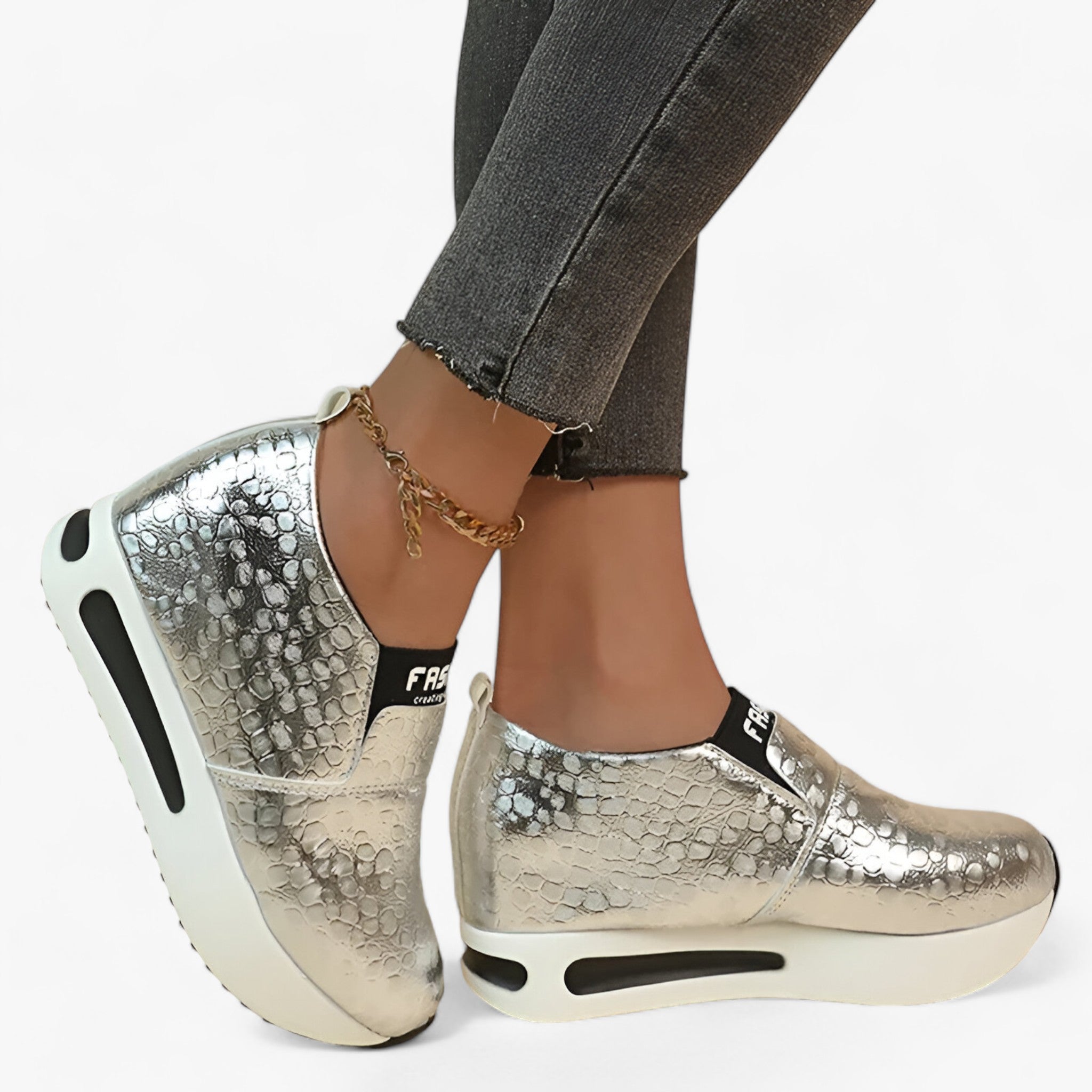 Sneakers con Piattaforma Chic e Confortevoli – Il Equilibrio tra Stile e Benessere Pelle Uomo - - benessere chic confortevoli equilibrio pelle piattaforma shoes sneakers WOMEN - Concept Palermo