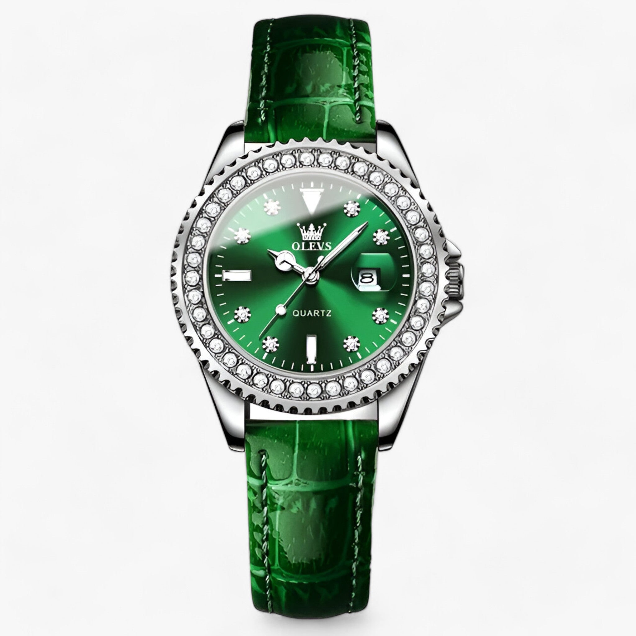 Moda femminile - Design minimalista con funzionalità moderna Acciaio - Verde argento-GDBLV - acciaio design femminile funzionalità minimalista moda moda femminile moderna watch watch for women watches women women watch - Concept Palermo