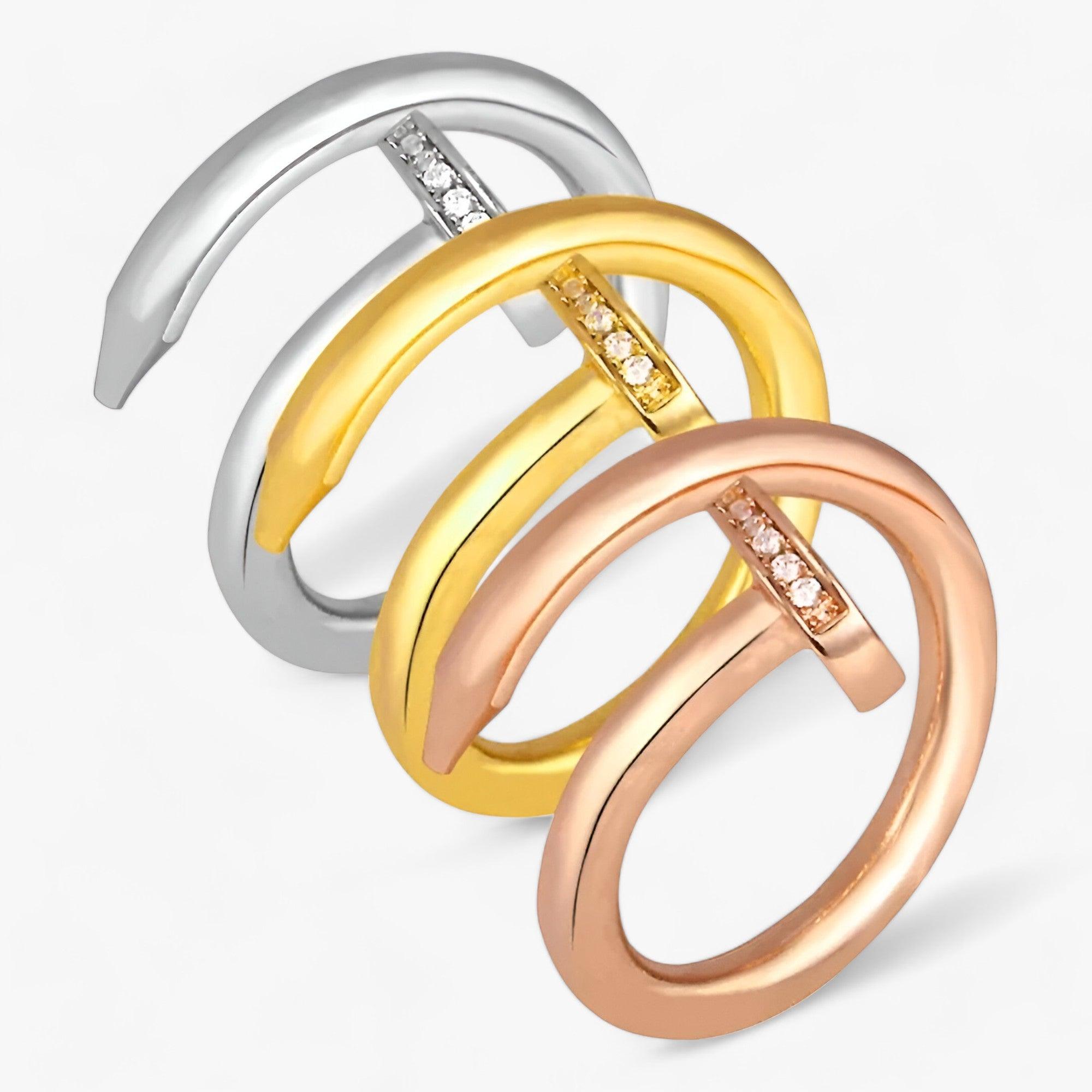 Anello con chiodo - Per uno stile trendy e versatile Donna - - anello anello chiodo chiodo donna jewelry Rings stile trendy versatile womens ring - Concept Palermo