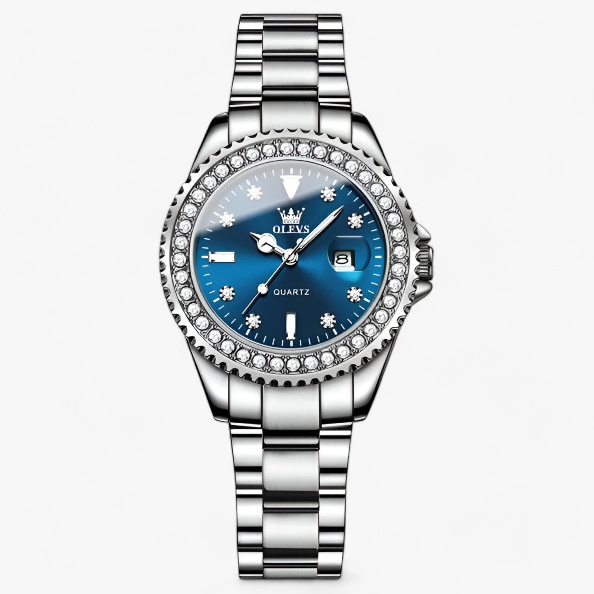 Moda femminile - Design minimalista con funzionalità moderna Acciaio - Argento Blu-GDBL - acciaio design femminile funzionalità minimalista moda moda femminile moderna watch watch for women watches women women watch - Concept Palermo