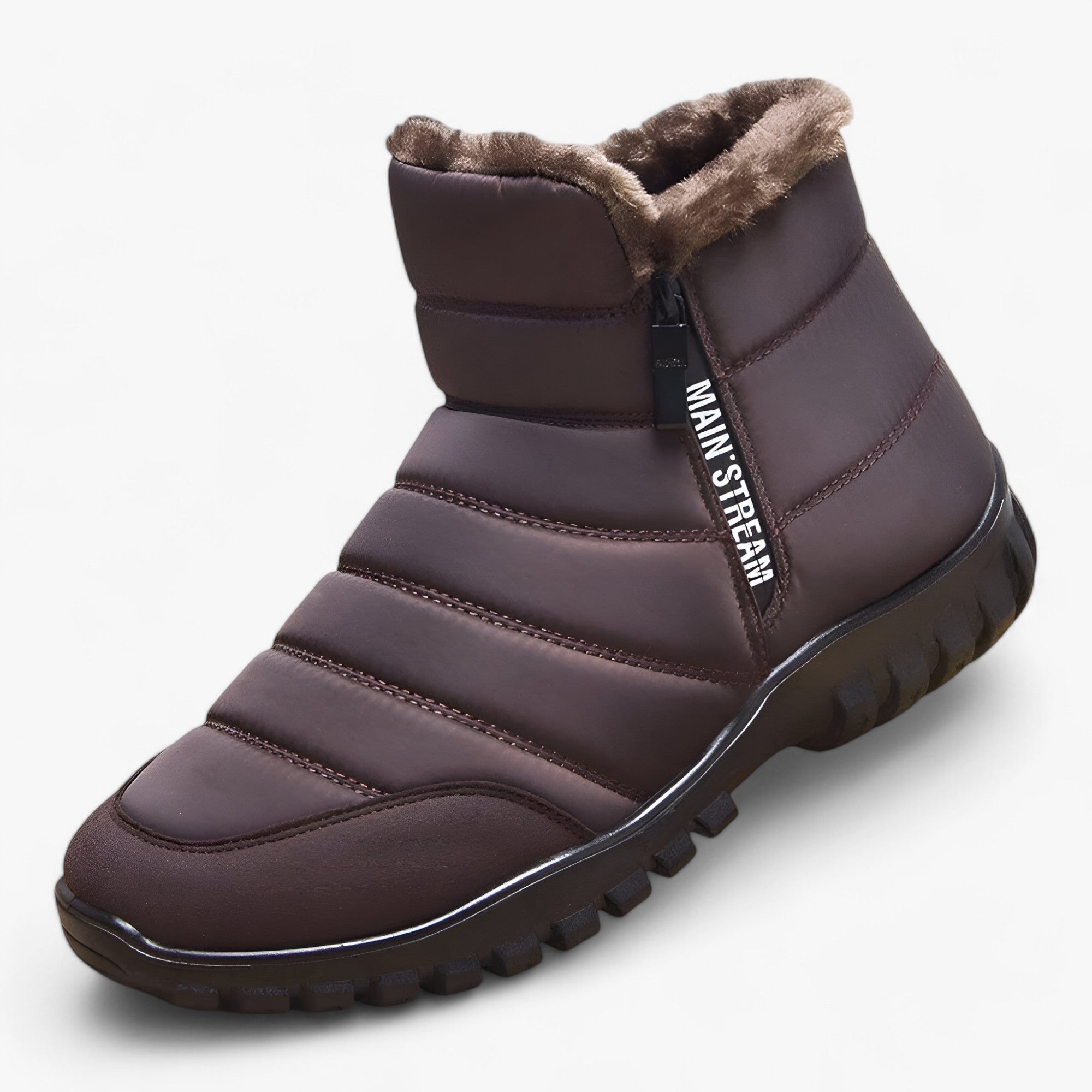 Scarpe invernali da uomo - Impermeabili e calde in inverno - Marrone - BOOTS Boots men calde impermeabili invernali inverno Rainboots scarpe scarpe invernali shoes uomo - Concept Palermo