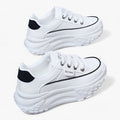 Zapatillas retro con plataforma - Elegancia versátil para un estilo único para mujer