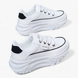 Retro sneakers met plateauzool - Veelzijdige elegantie voor een unieke stijl voor dames