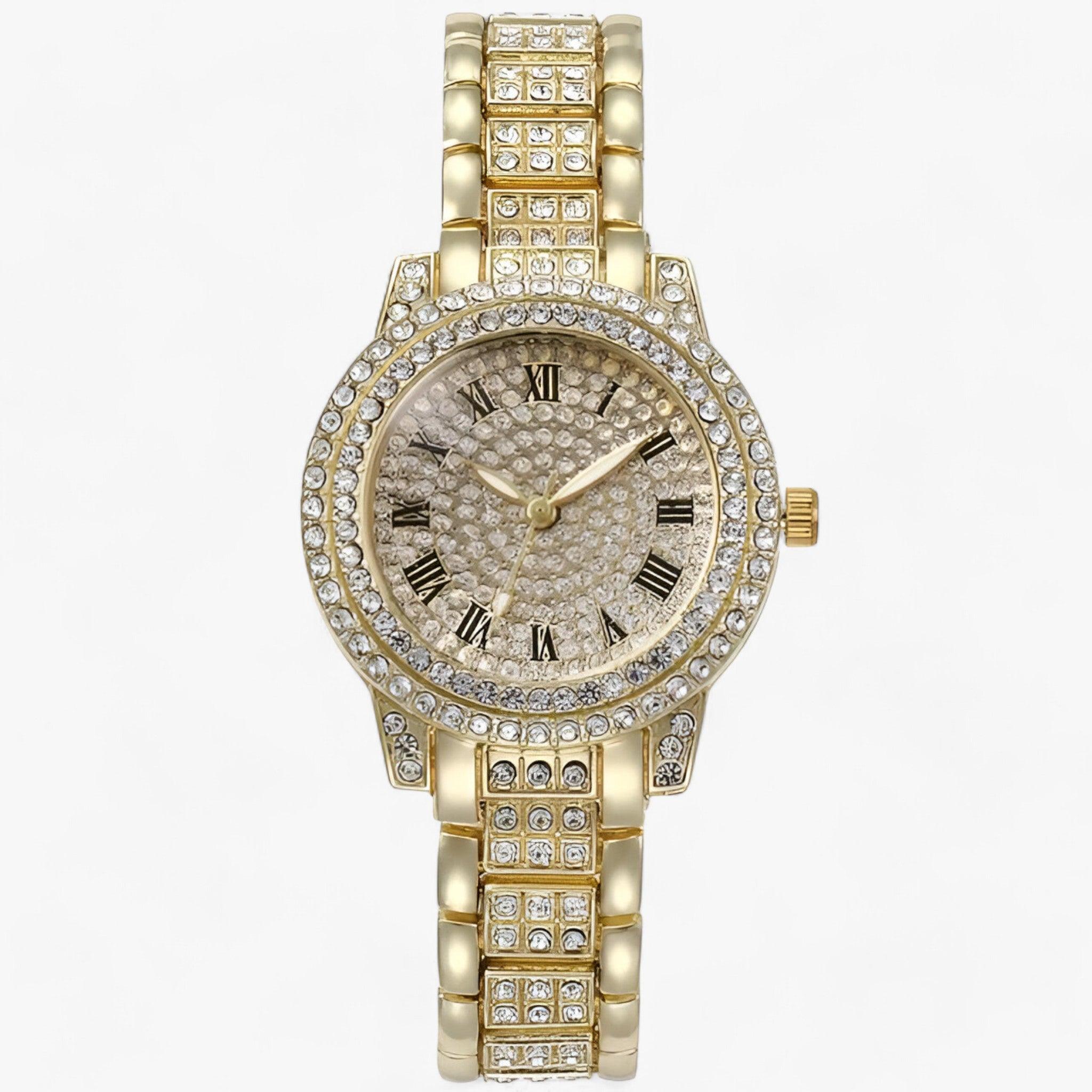 Orologio di lusso con diamanti alla moda per le donne Acciaio - Oro - acciaio alla diamanti donne Elegant watch female watch Functional watch ladies watch lady watch moda orologio orologio diamanti quartz wristwatches Smart Watches watch watch for women watches wistwatches women quartz watches women watch wrist watches for women Wristwatch - Concept Palermo