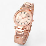 Luxe Horloge - Tijdloze Stijl Ontmoet Moderne Kenmerken van Staal voor Dames