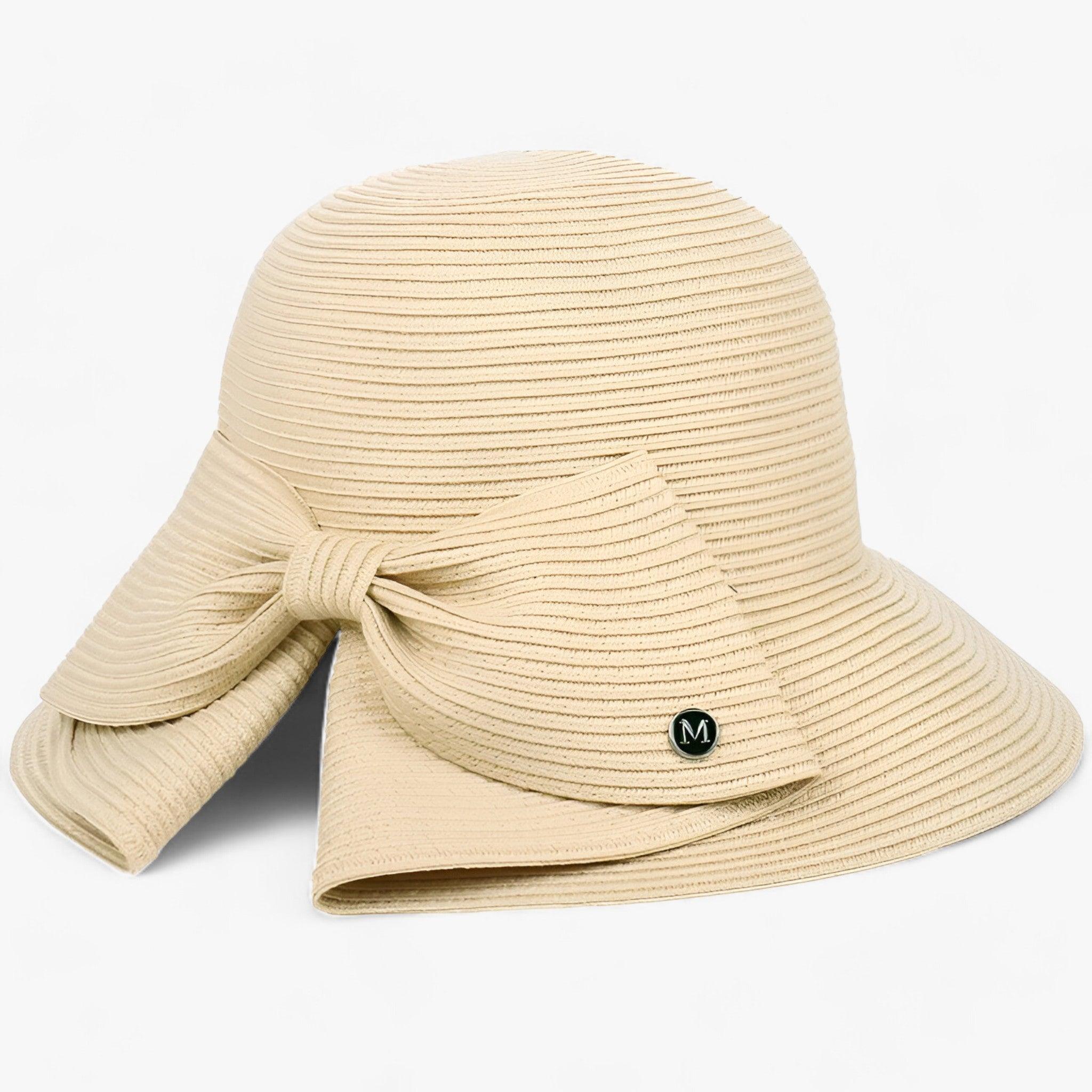 Cappello da sole a tesa larga anti-UV - Protezione solare - Beige 56-58cm - anti beach hat cappello cappello sole Hat Hat for girls larga protezione solare sole summer hat sun hat Sun Hats tesa wide brim hat WOMEN women hat - Concept Palermo