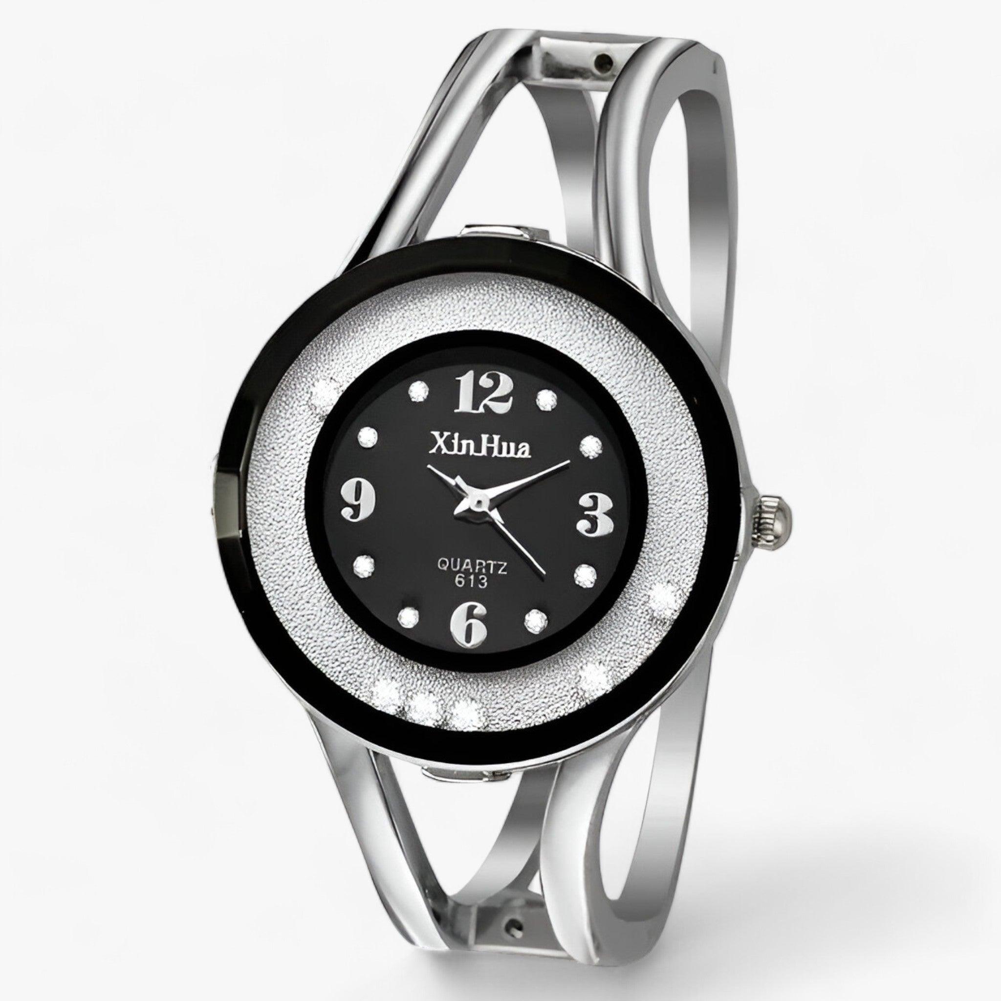Orologio Bangle Modaiolo Stile per Donne - Nero - bangle donne modaiolo orologio orologio bangle stile watches wistwatches - Concept Palermo