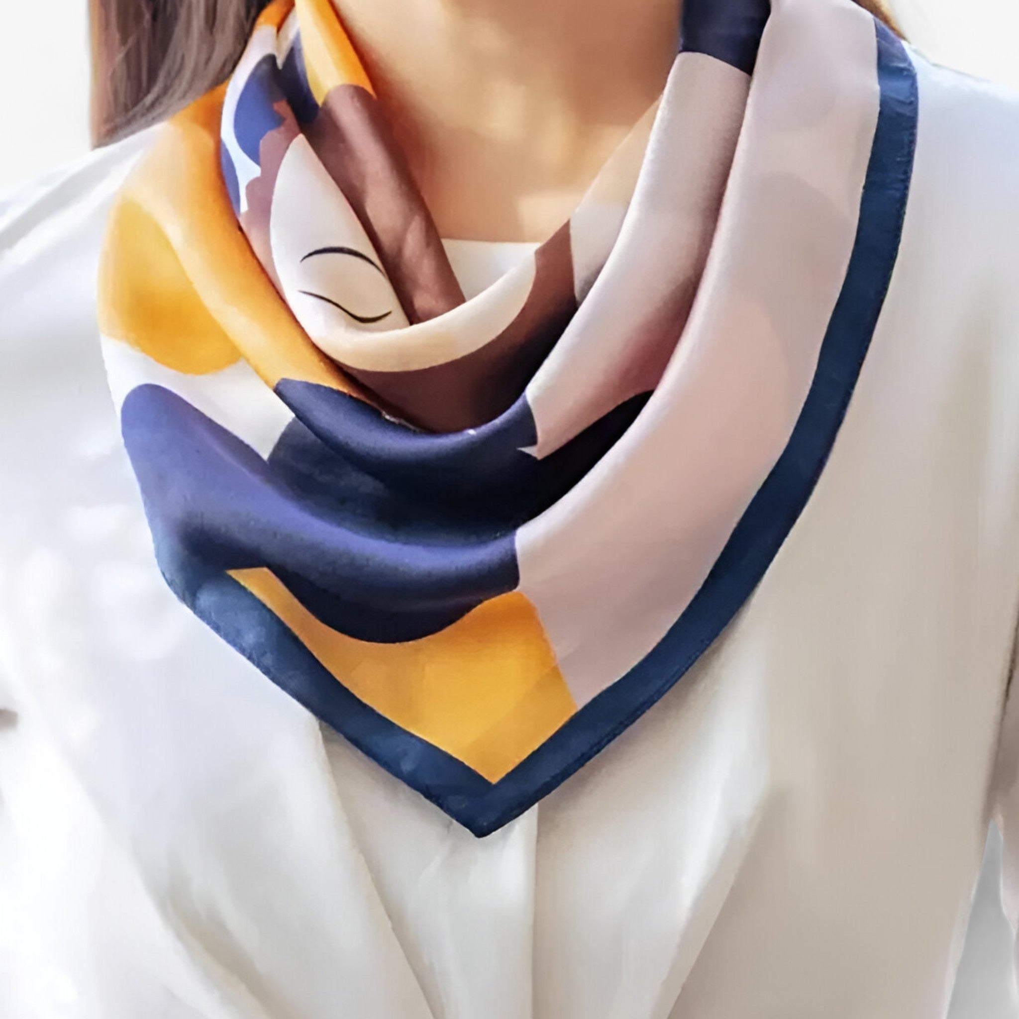 Foulard Seta 100% Donna Elegante - Sciarpa Morbida Multiuso per Stile e Comfort - - donna foulard foulard seta jewelry Scarf Accessories seta stile versatilità WOMEN - Concept Palermo