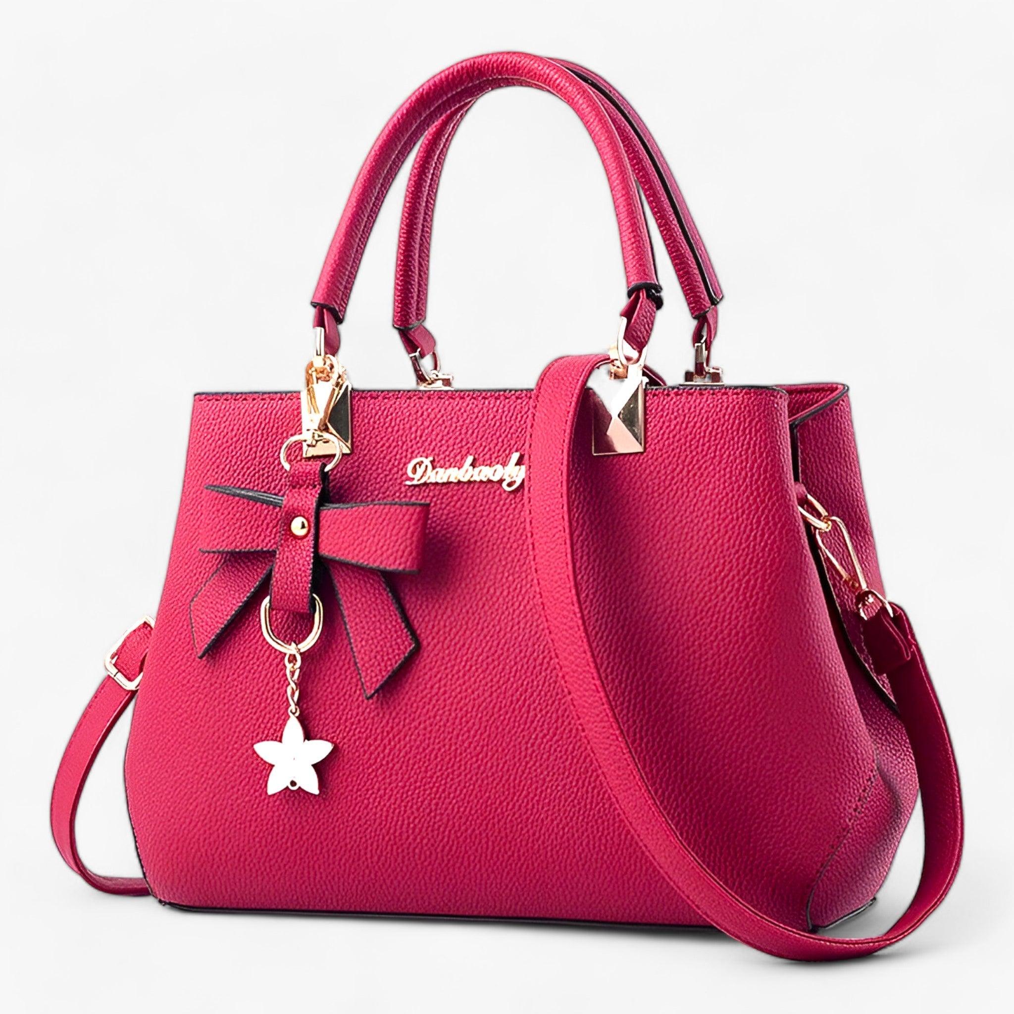 Borsa a Tracolla Donna Piccola Nera in Vera Pelle Italiana, Chiusura Magnetica Elegante - - bags borsa borsa tracolla carriera donne quotidiano tracolla woman women women bag women bags Womens - Concept Palermo