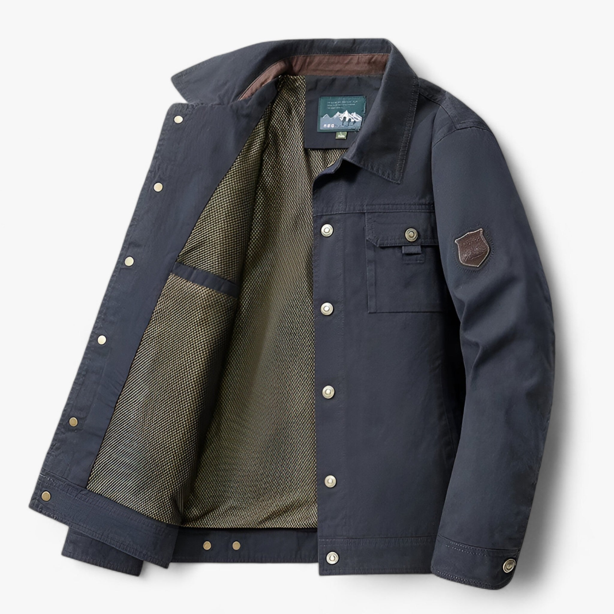 Herrebomberjakke - Comfort tattico Cotone Uomo - Blu - comfort cotone herrebomberjakke jacket jacket for men Jackets & Coats men's coats & jackets Outerwear & Jackets tattico uomo winter jacket Winter jacket men - Concept Palermo