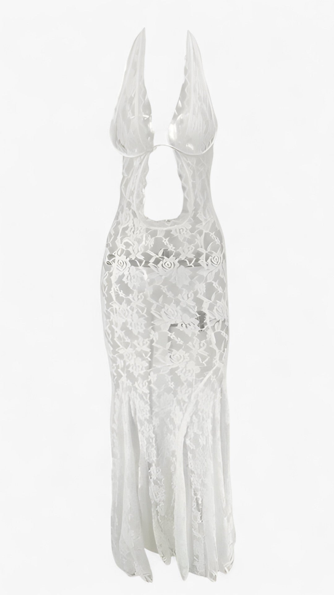 Abito lungo - Rinnova il tuo guardaroba estivo Donna - - abito Ankle-Length donna dresses estivo guardaroba Lace Lace Dress Natural Neck-mounted Polyester regular rinnova Sexy & Club Sheath sleeveless slim fit Spring/Summer synthetic fiber TOSSY WOMEN - Concept Palermo
