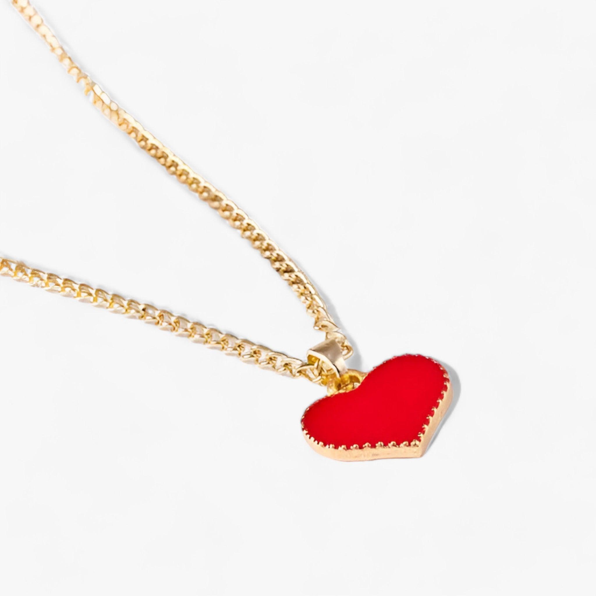 Collana Hart Hanger - Accessorio per Ogni Occasione Lana - Rosso - 1.5*1.5cm 40cm accessorio All Compatible Anniversary BEAUTY bijoux collana collier collar colar gioielli joyas Casual/Sporty collana collana hart Copper fashion guangtuo hanger hart HEART jewelry lana Mainland China Metal NECKLACES NK147 occasione Pendant Necklaces Snake Chain Women Zhejiang - Concept Palermo