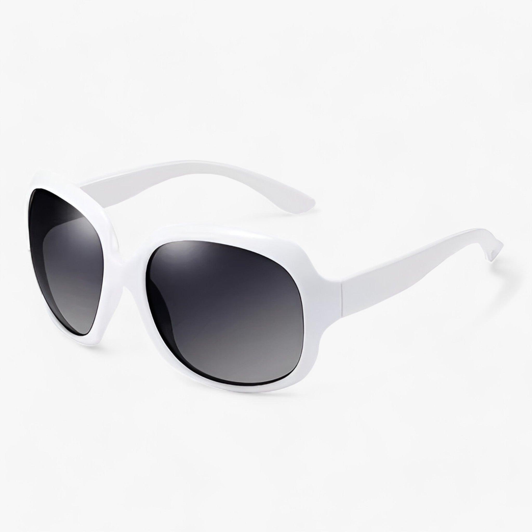 Occhiali da sole oversized polarizzati - Massimizza lo stile Uomo - Grigio Bianco Polarizzato - accessoires massimizza occhiali occhiali sole oversized polarizzati sole stile sunglasses zonnebrillen - Concept Palermo