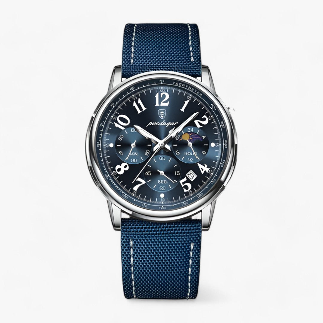 Orologio Sportivo Militare Impermeabile con Design Luminoso - Argento Blu - accessoires design horloges impermeabile luminoso militare orologio orologio sportivo sport sportivo watches - Concept Palermo
