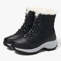 Botas ortopédicas de piel sintética - Botas de invierno impermeables y calentadoras