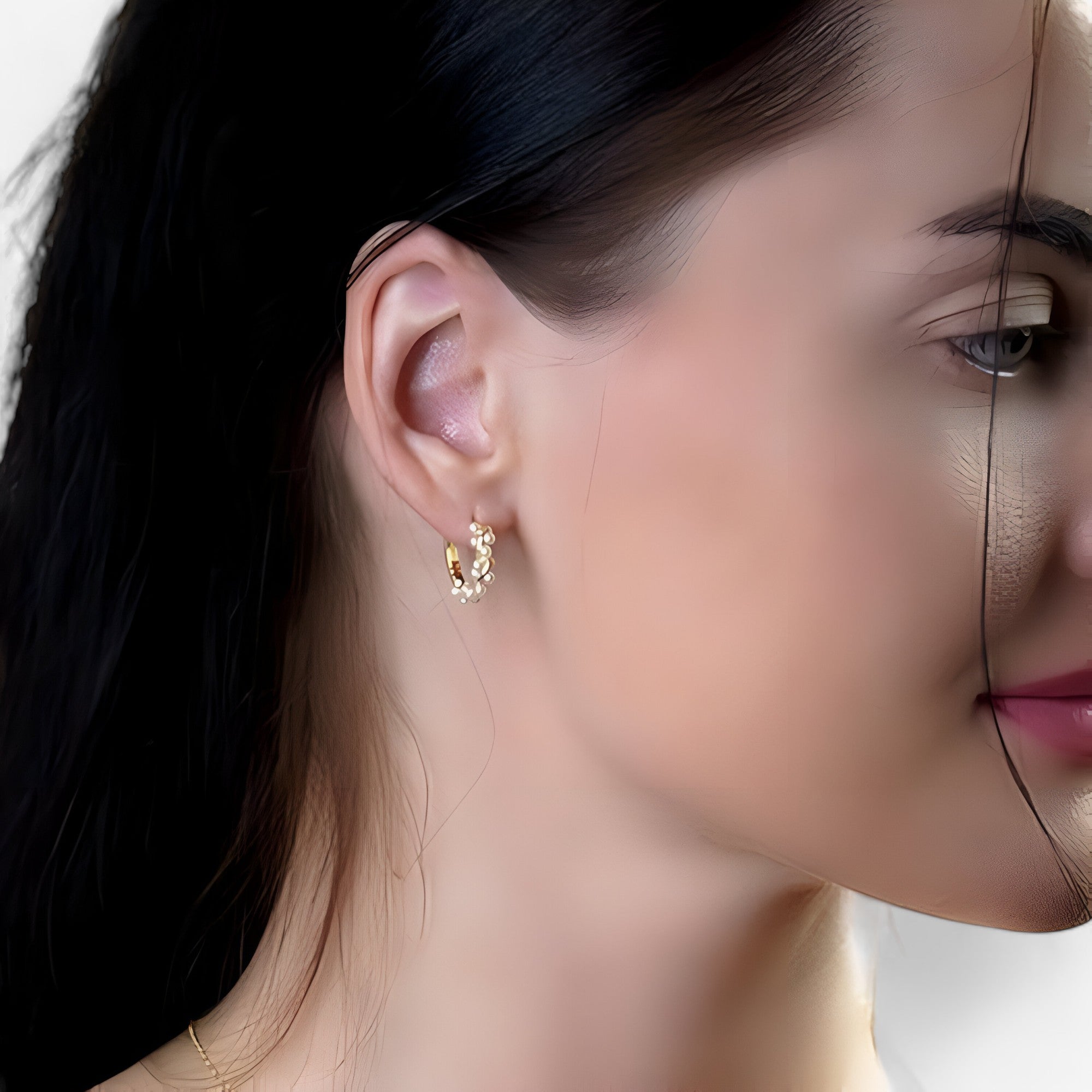 Eleganza senza tempo: Orecchini a perla in un design circolare Donna - - circolare Copper design donna EARRINGS eleganza eleganza tempo fashion HARKO Hubei jewelry Mainland China Metal orecchini perla Stud Earrings - Concept Palermo