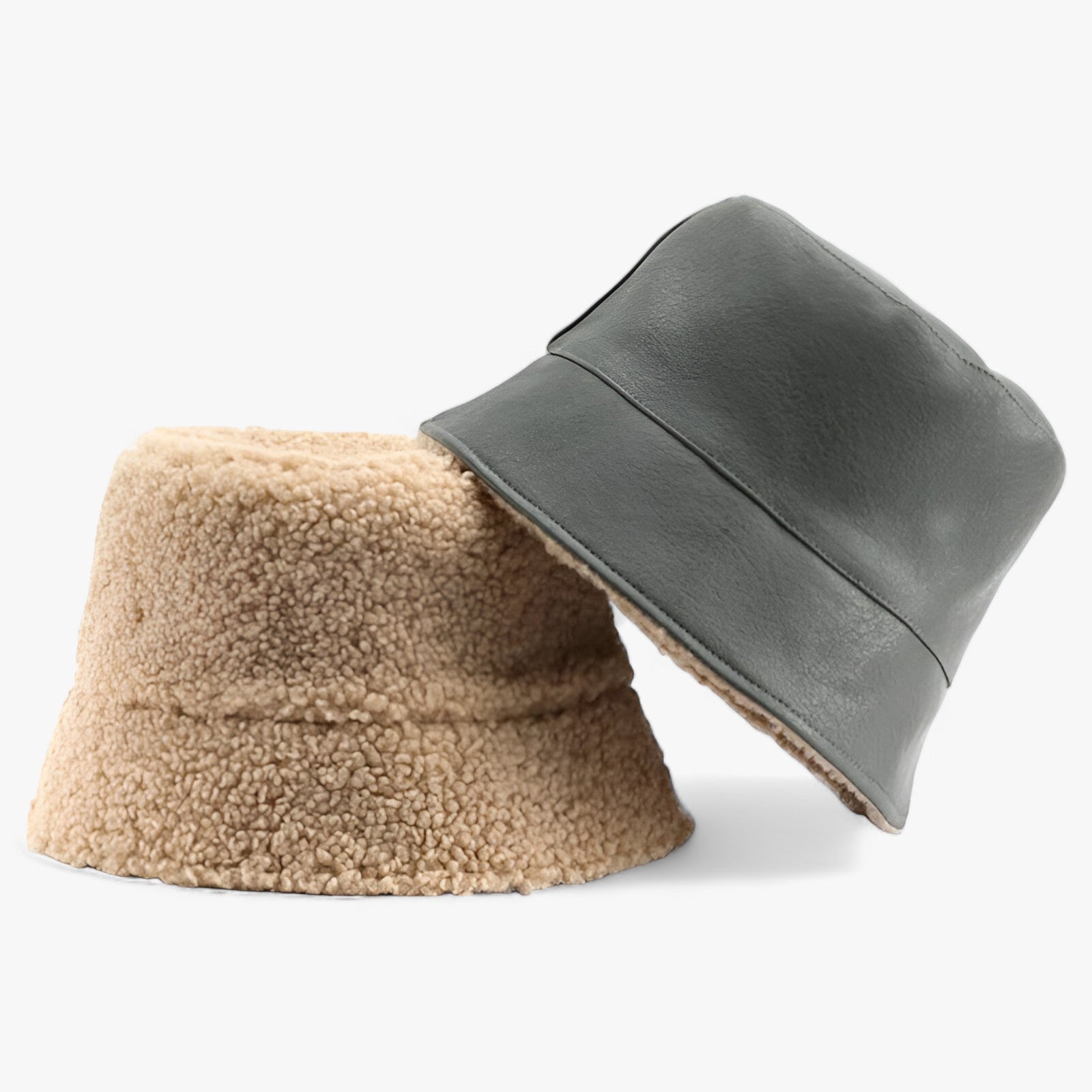 Cappello a secchiello reversibile - Versatile e chic Pelle - Cappello a secchiello grigio - 56-58CM ADULT Autumn Black Bucket Hat bucket hat men bucket hats cappello cappello secchiello CASUAL chic Faux Leather Flat FS FSXPUZ Fujian Gray Hip Hop Mainland China pelle Red reversibile secchiello serena | wendeleder-eimerhut - vielseitig und stilvoll - €25 Solid Spring Streetwear Summer Sun protection Unisex versatile winter - Concept Palermo
