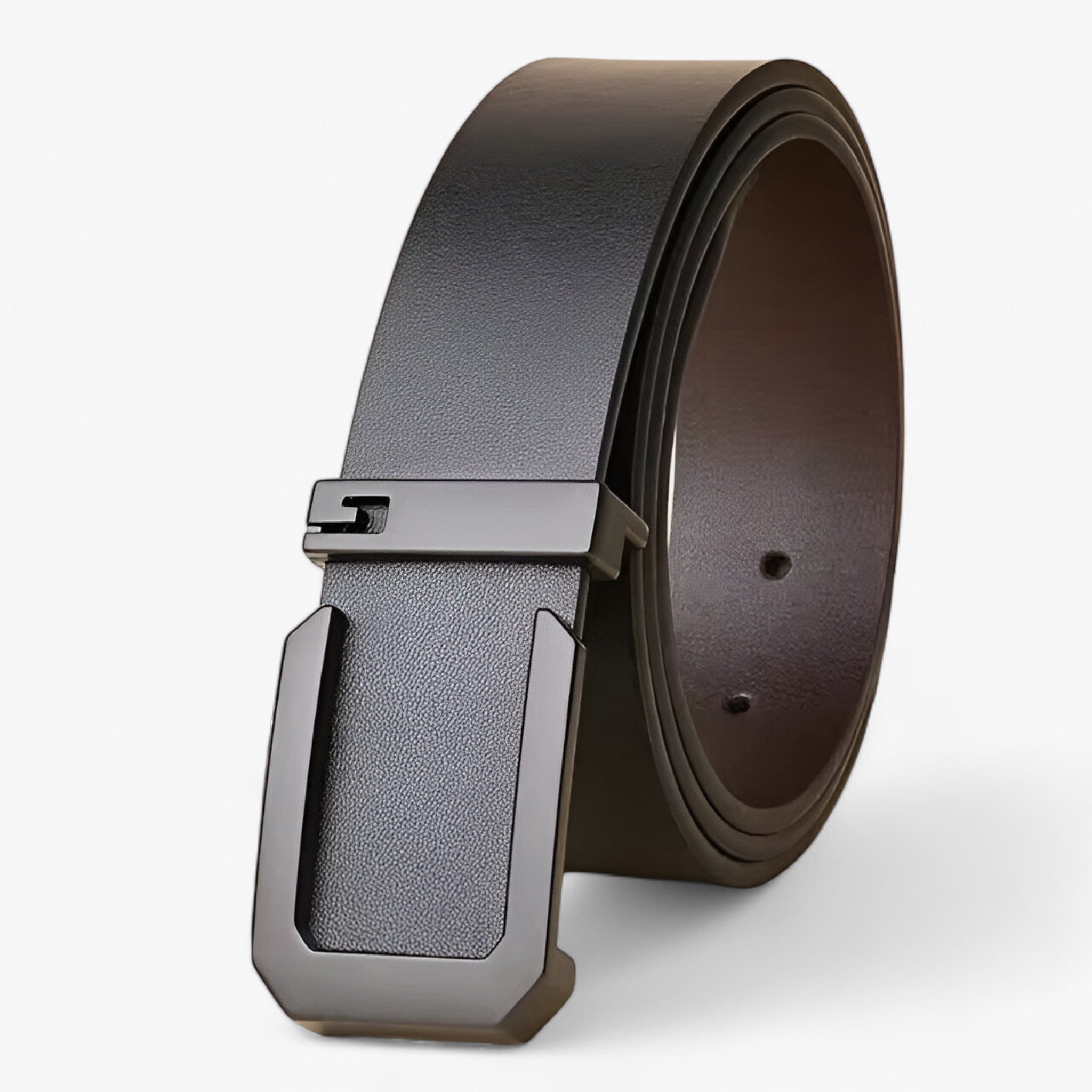 Cintura Uomo in Vera Pelle Nera - Lusso Artigianale per Stile Distinto - Nero - cintura cintura vera pelle stile vera women's belt - Concept Palermo