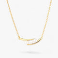 Colgante de plata con perlas - Refinamiento atemporal Mujer