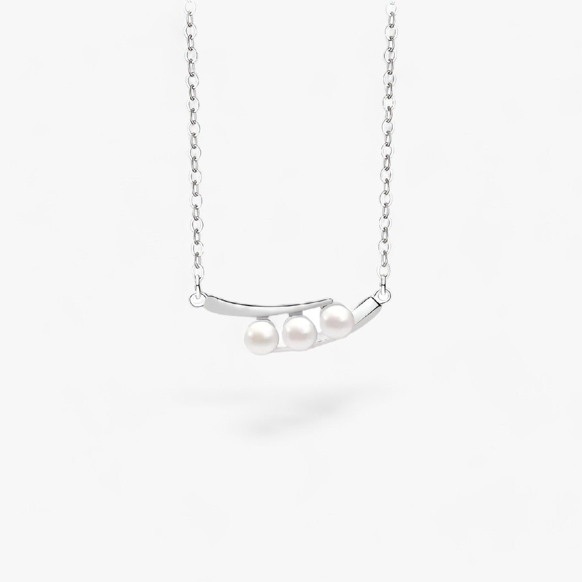 Pendente in Argento con Perle - Raffinatezza Senza Tempo Donna - Argento - 1.2g 925 donna Fine GDTC Geometric Individual Package jewelry Mainland China NECKLACES None O-chain OBEAR party PEARL Pendant Necklaces pendente pendente perle perle Plating raffinatezza silver Silver Gold Sterling tempo TRENDY Women xl864 YES - Concept Palermo